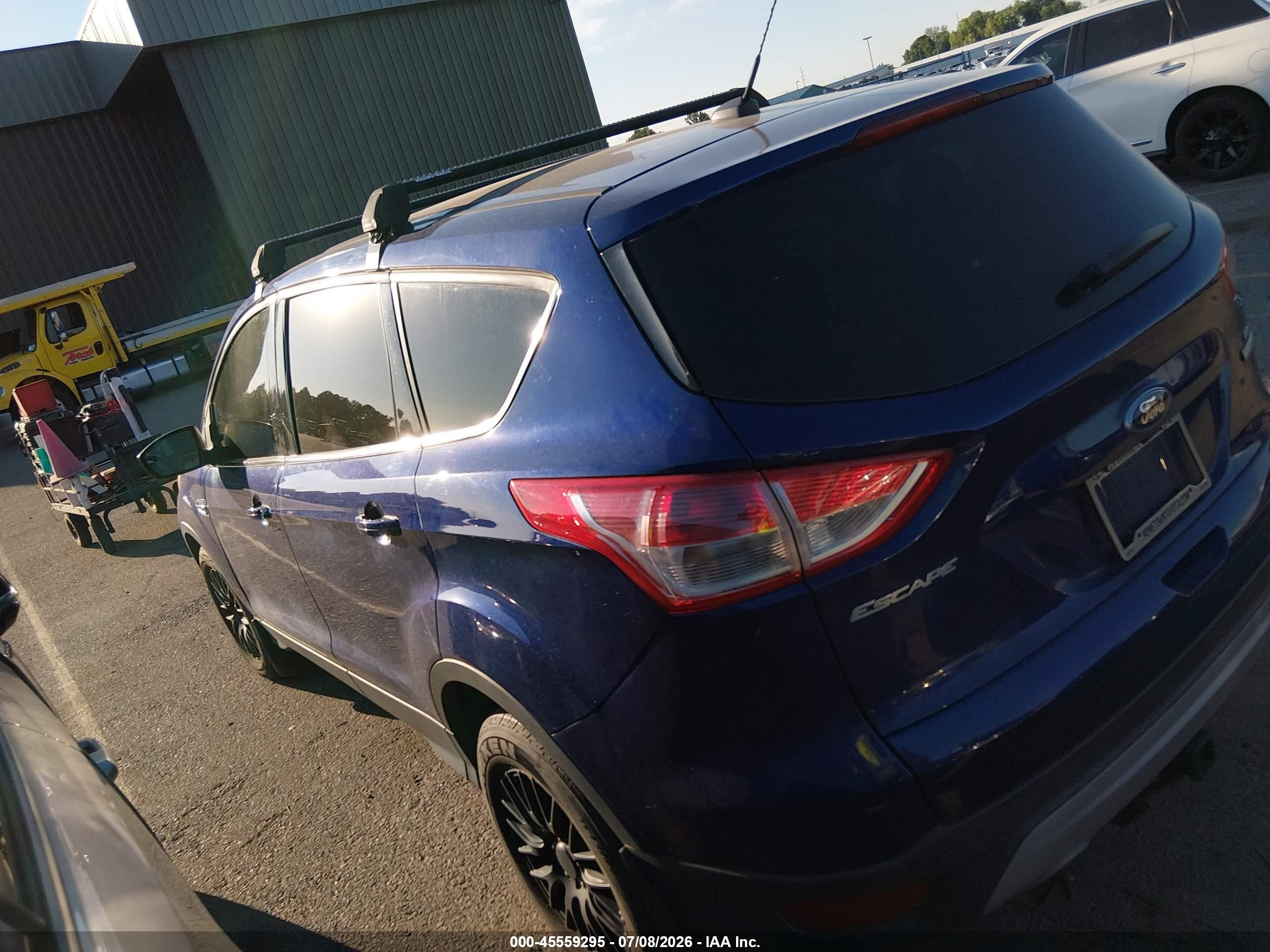 2014 Ford Escape Se Blue vin: 1FMCU0GX8EUC09633