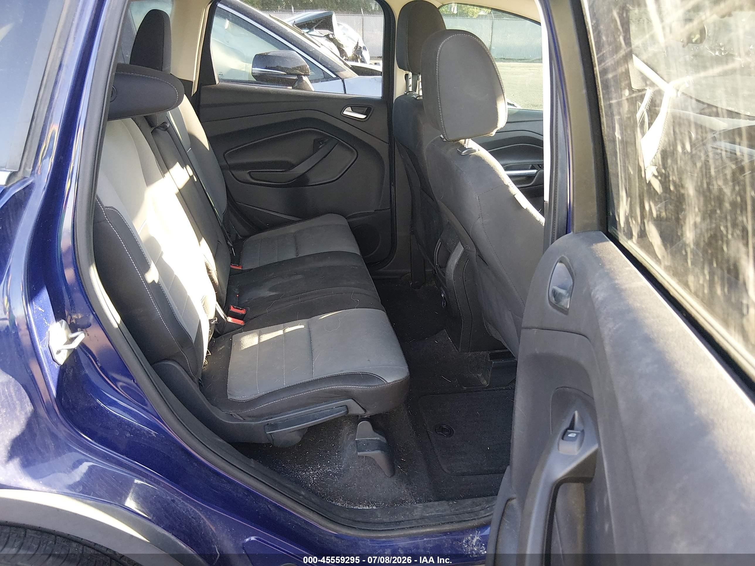 2014 Ford Escape Se Blue vin: 1FMCU0GX8EUC09633