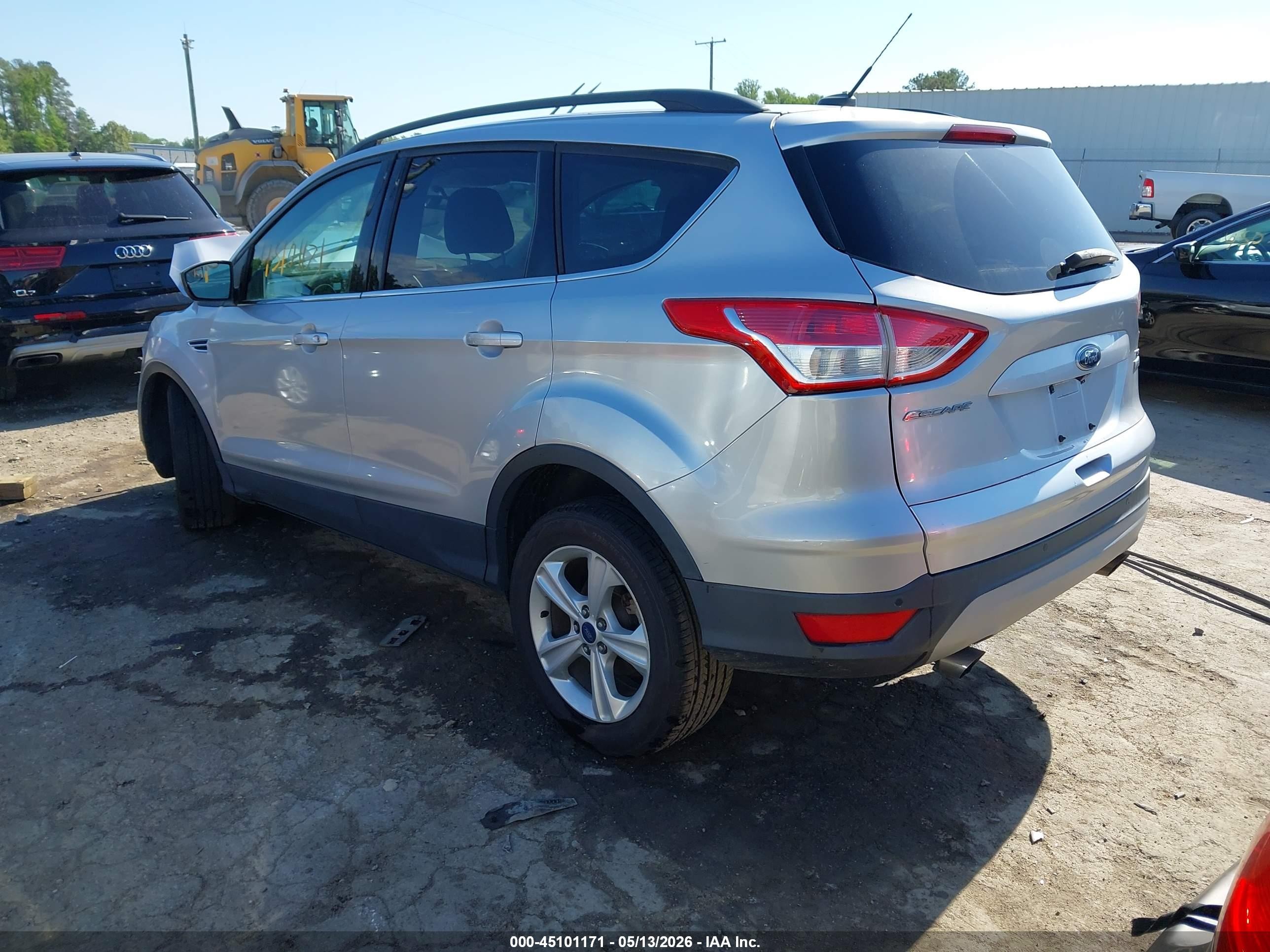 2014 Ford Escape Se Silver vin: 1FMCU0GX8EUC17070