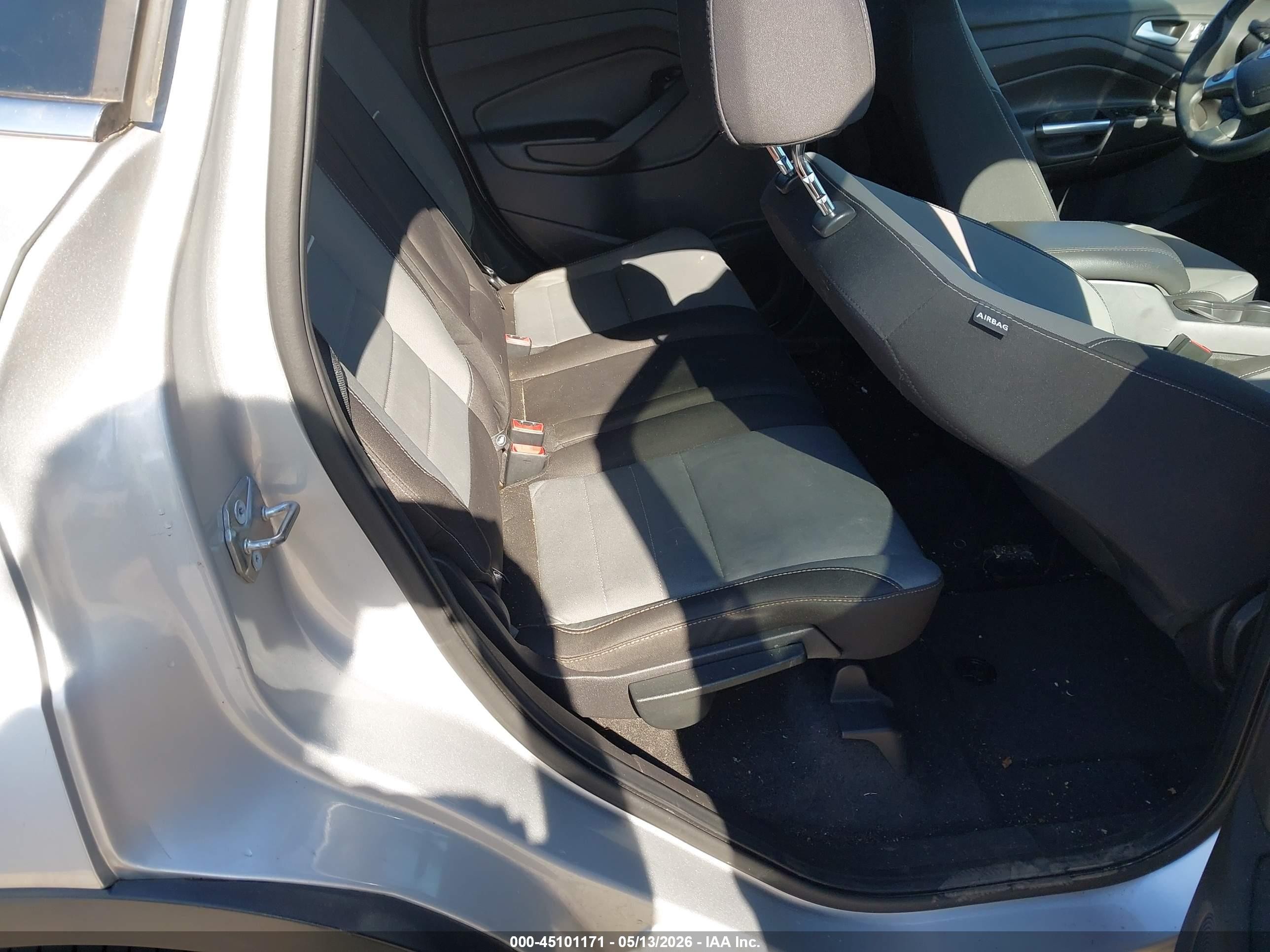 2014 Ford Escape Se Silver vin: 1FMCU0GX8EUC17070
