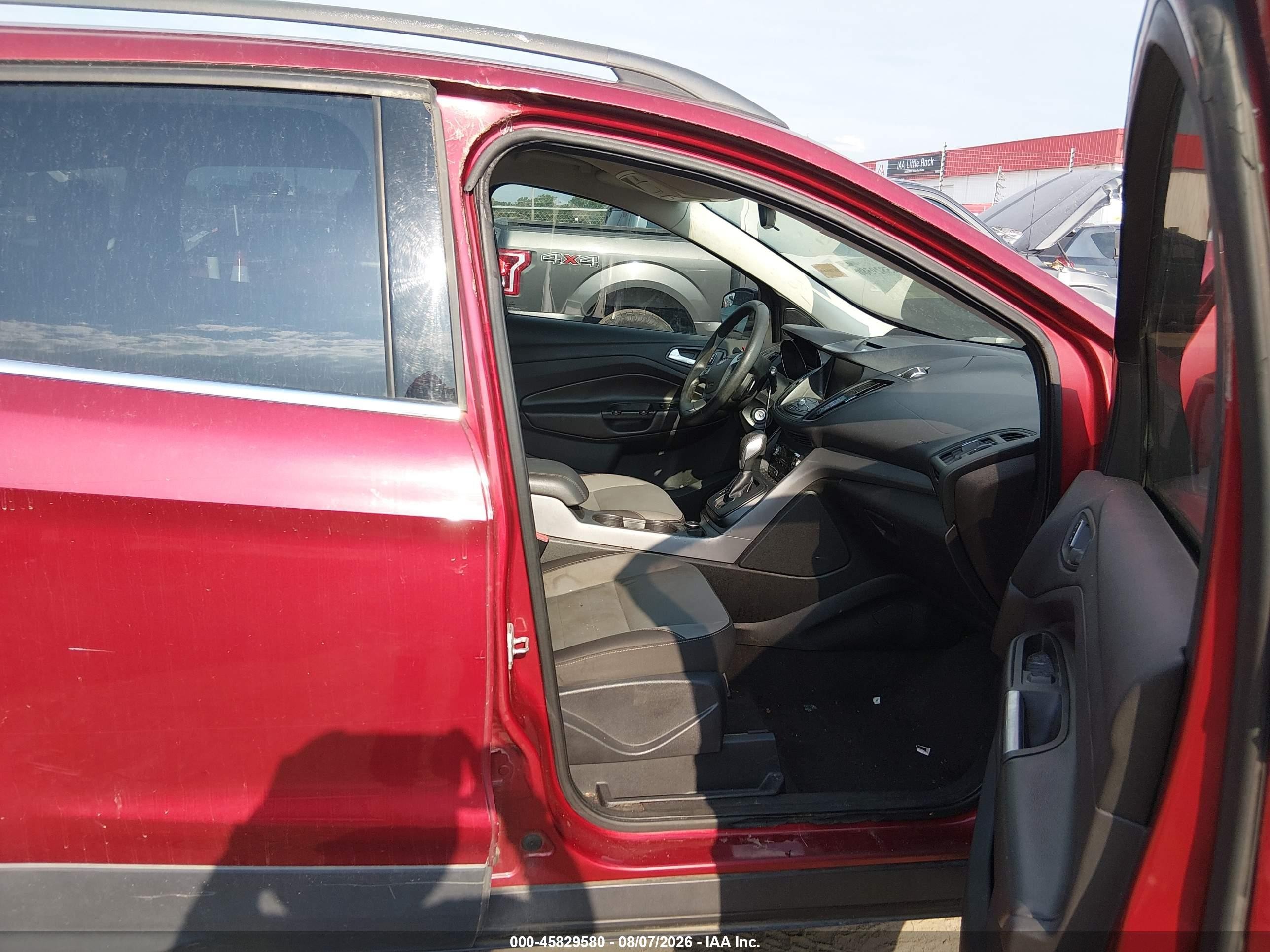 2014 Ford Escape Se Red vin: 1FMCU0GX8EUC29901
