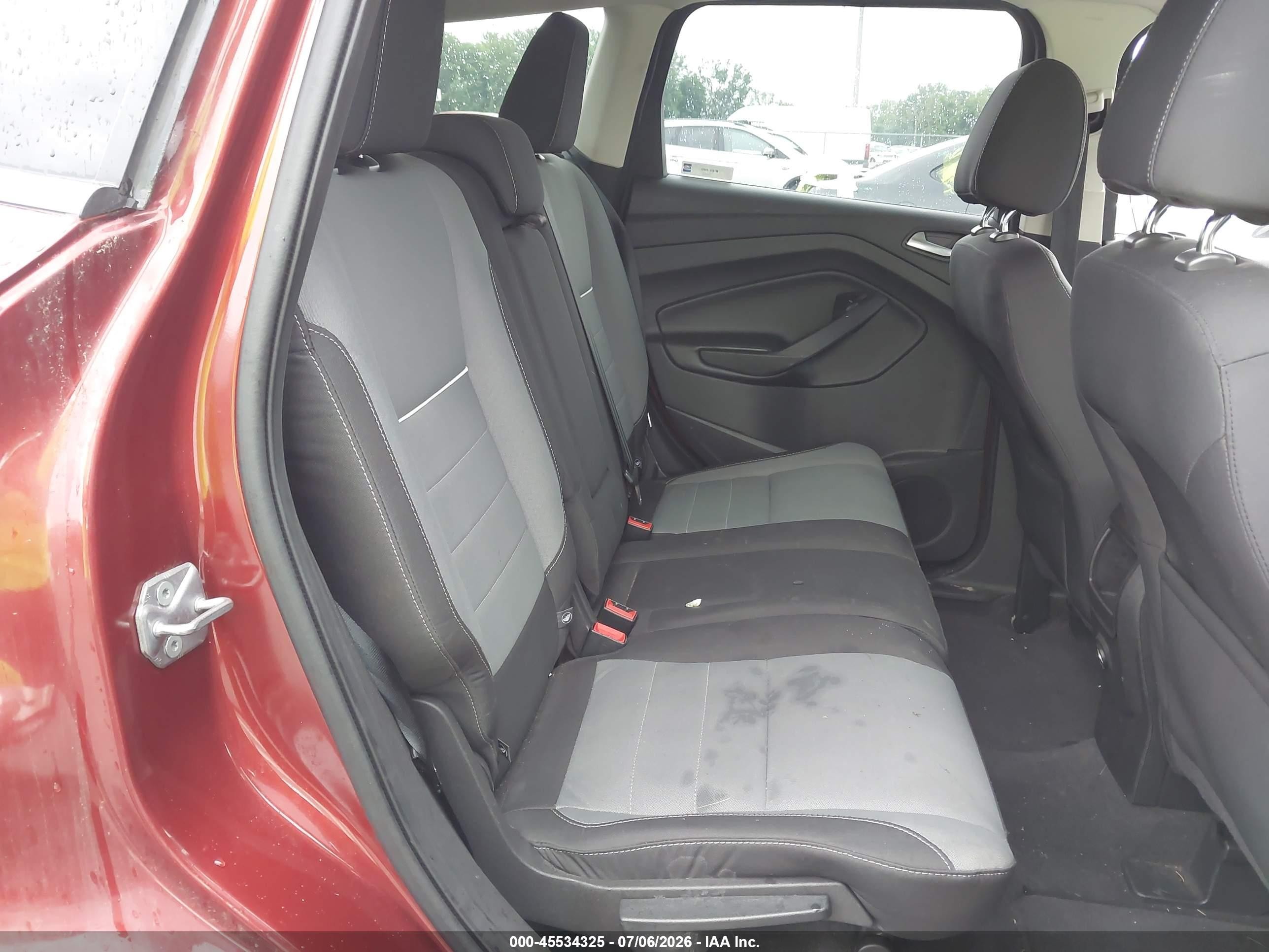2014 Ford Escape Se Красный vin: 1FMCU0GX8EUC82596