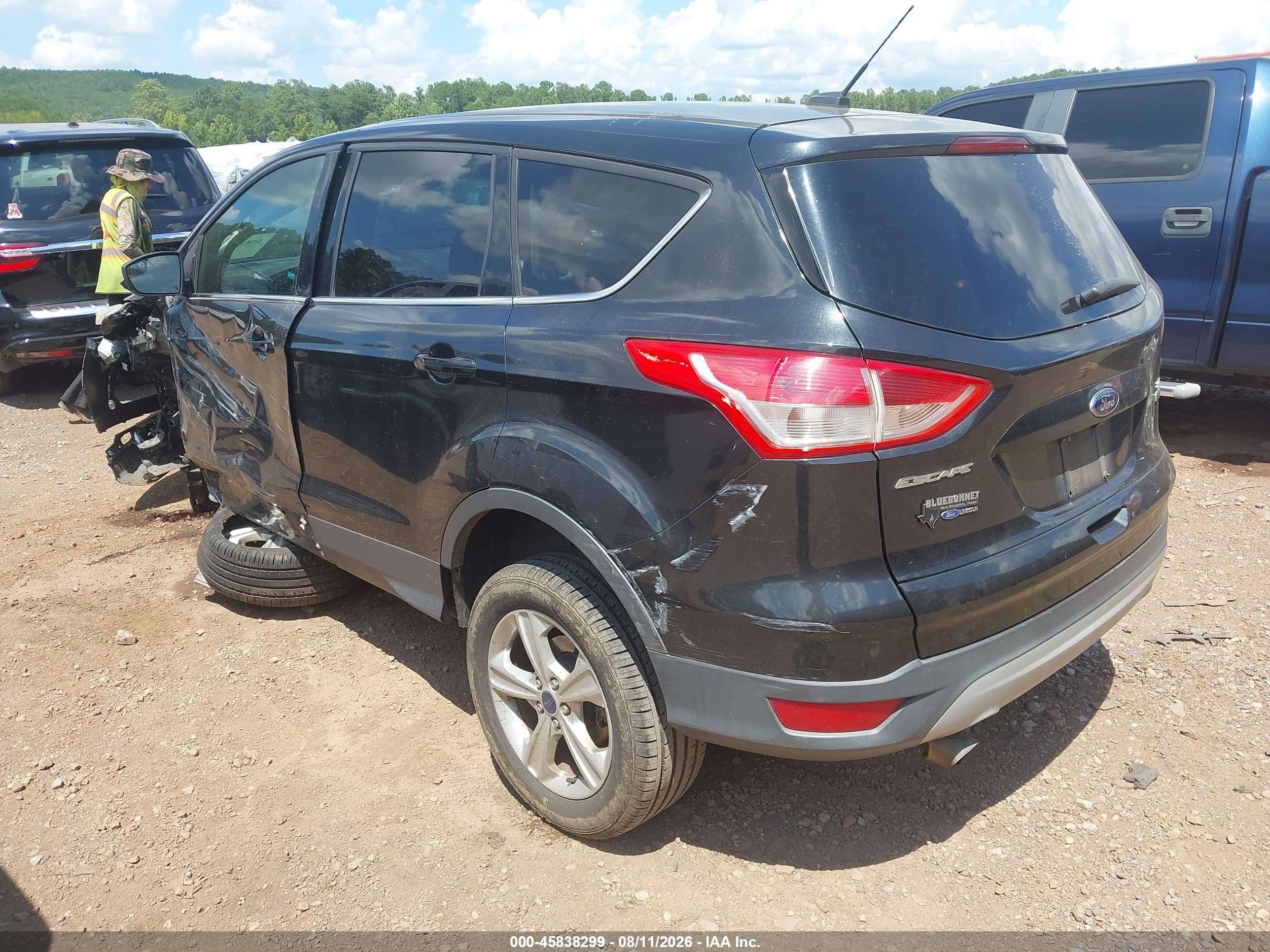 2014 Ford Escape Se Black vin: 1FMCU0GX8EUC84011