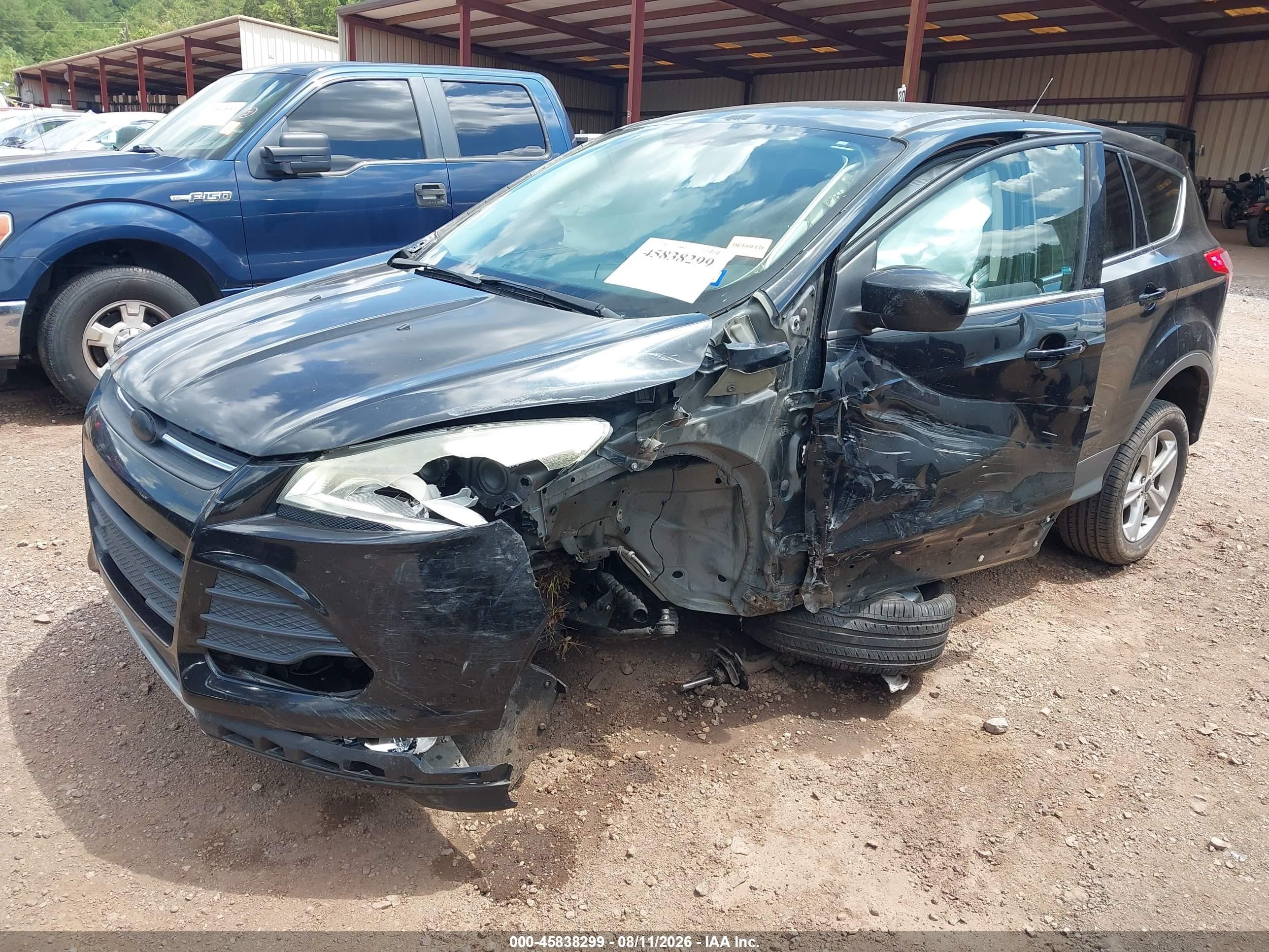 2014 Ford Escape Se Black vin: 1FMCU0GX8EUC84011