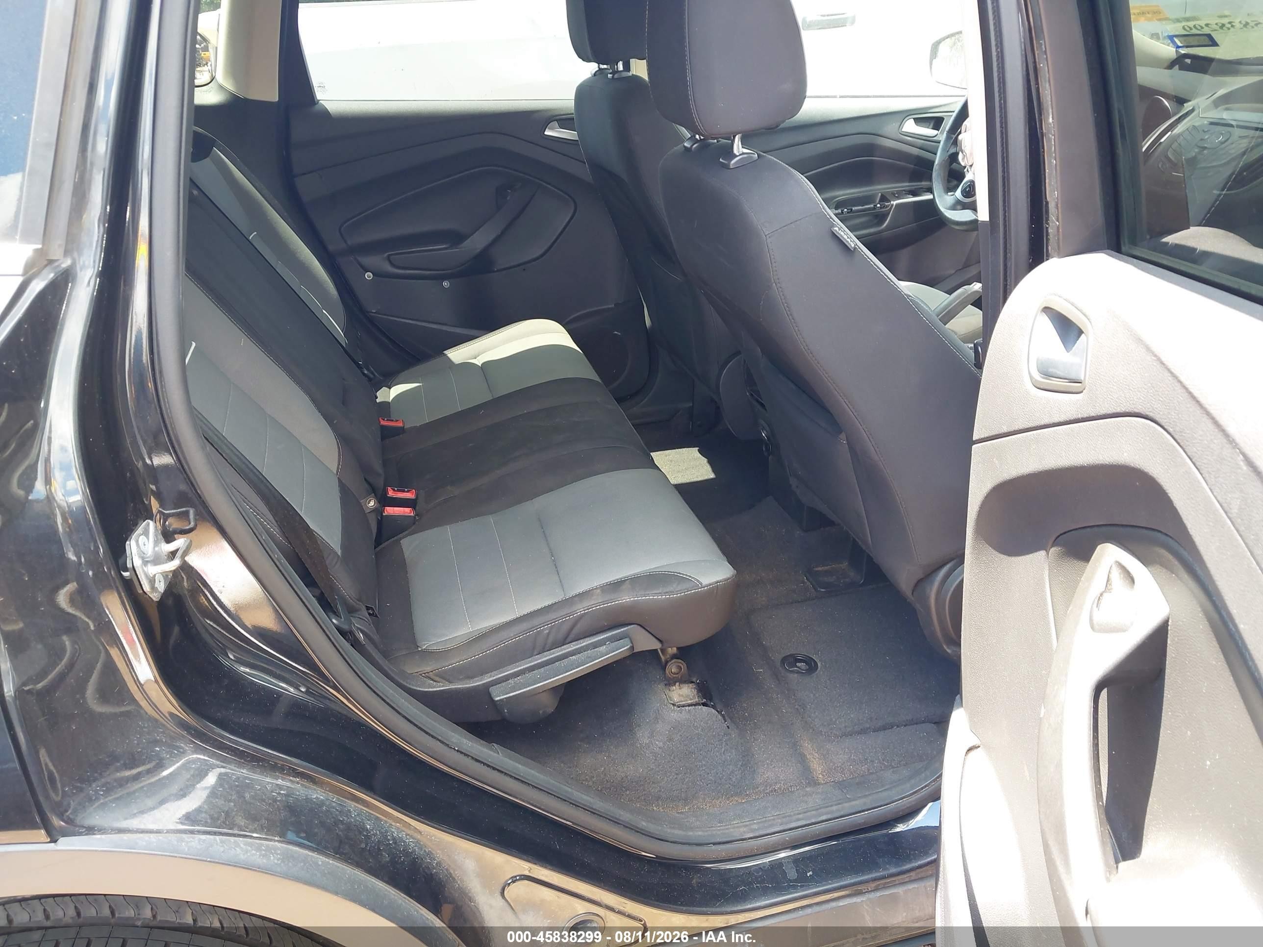 2014 Ford Escape Se Black vin: 1FMCU0GX8EUC84011