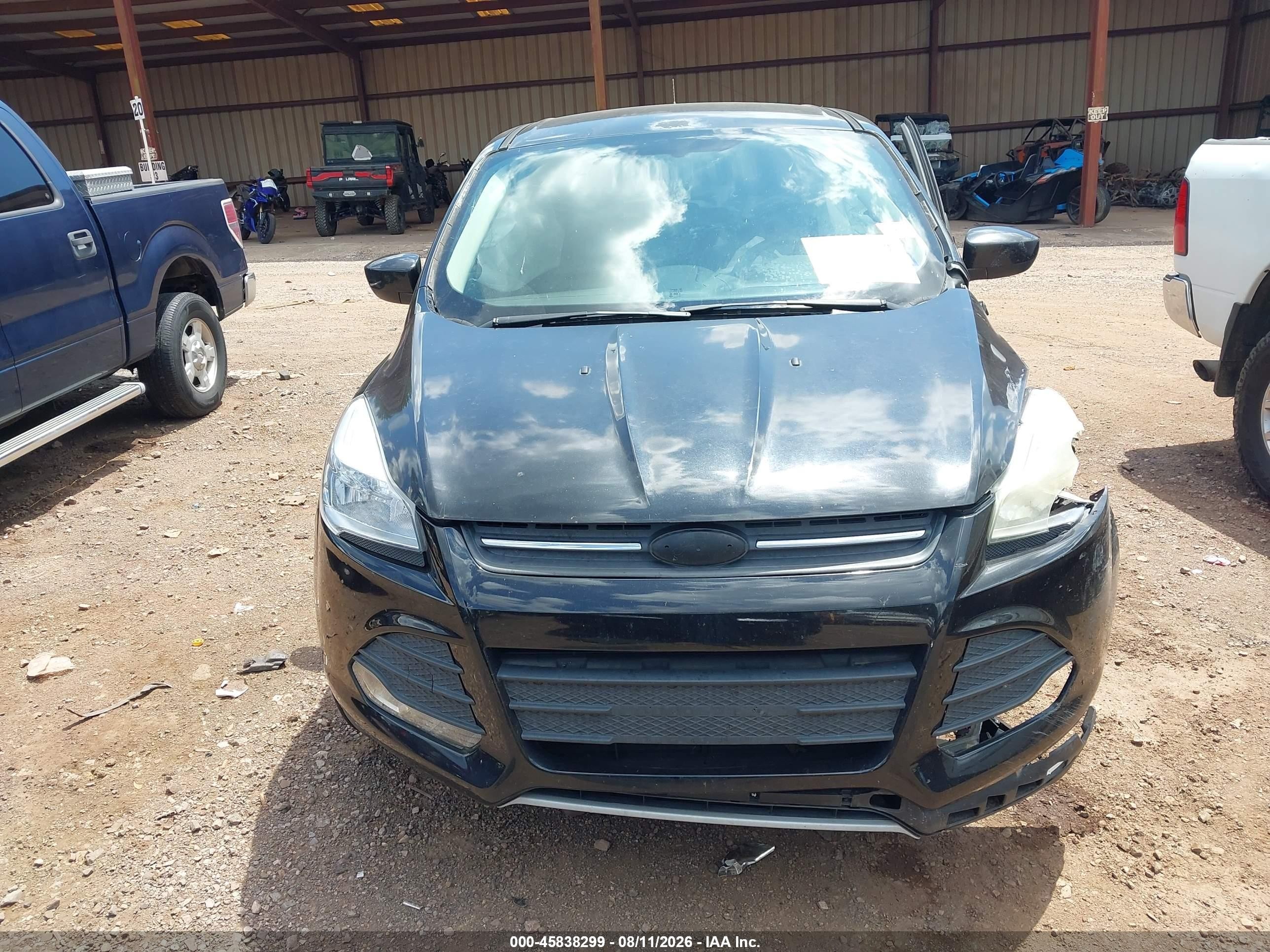 2014 Ford Escape Se Black vin: 1FMCU0GX8EUC84011
