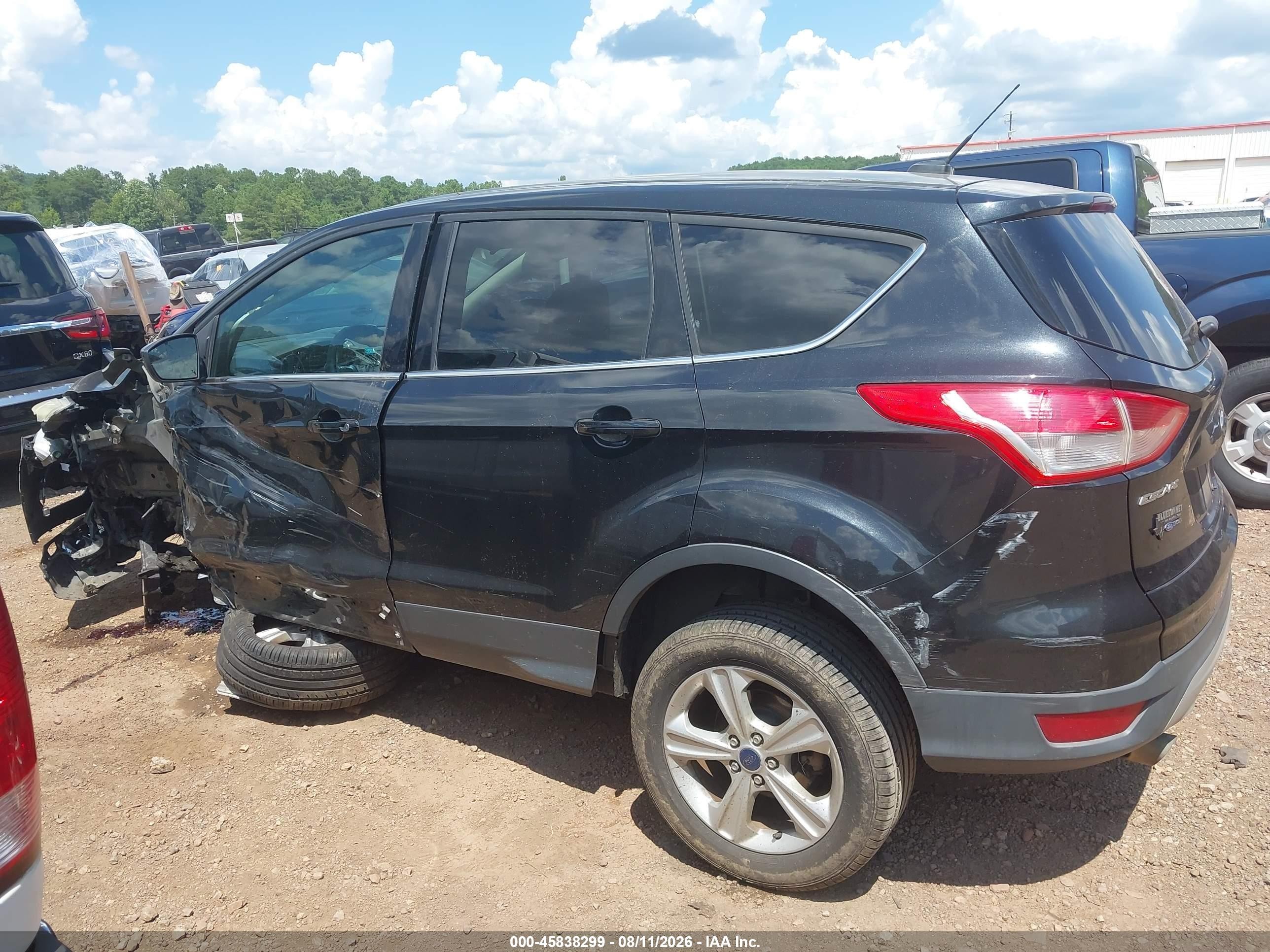 2014 Ford Escape Se Black vin: 1FMCU0GX8EUC84011