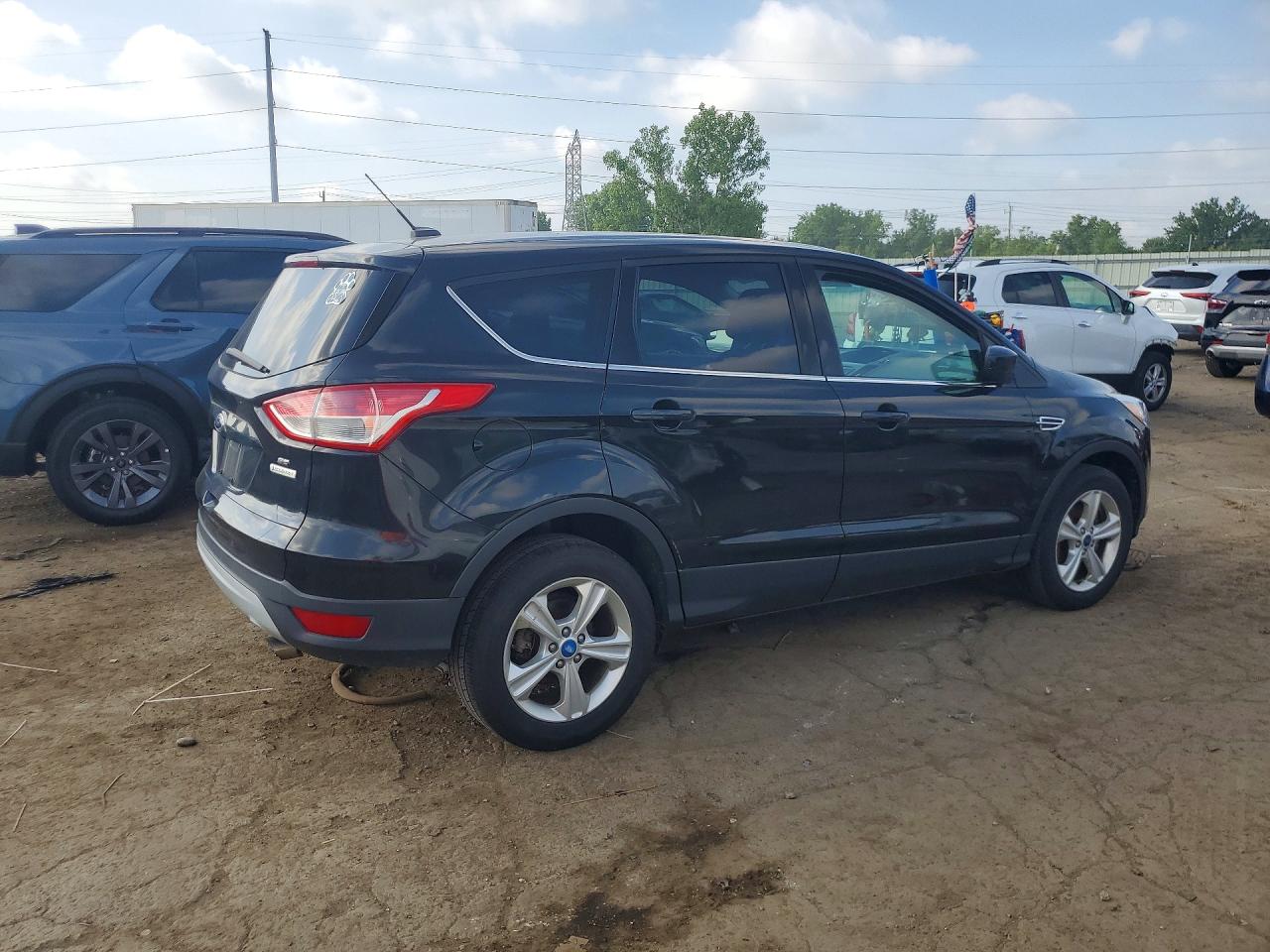 2014 Ford Escape Se Black vin: 1FMCU0GX8EUC91394