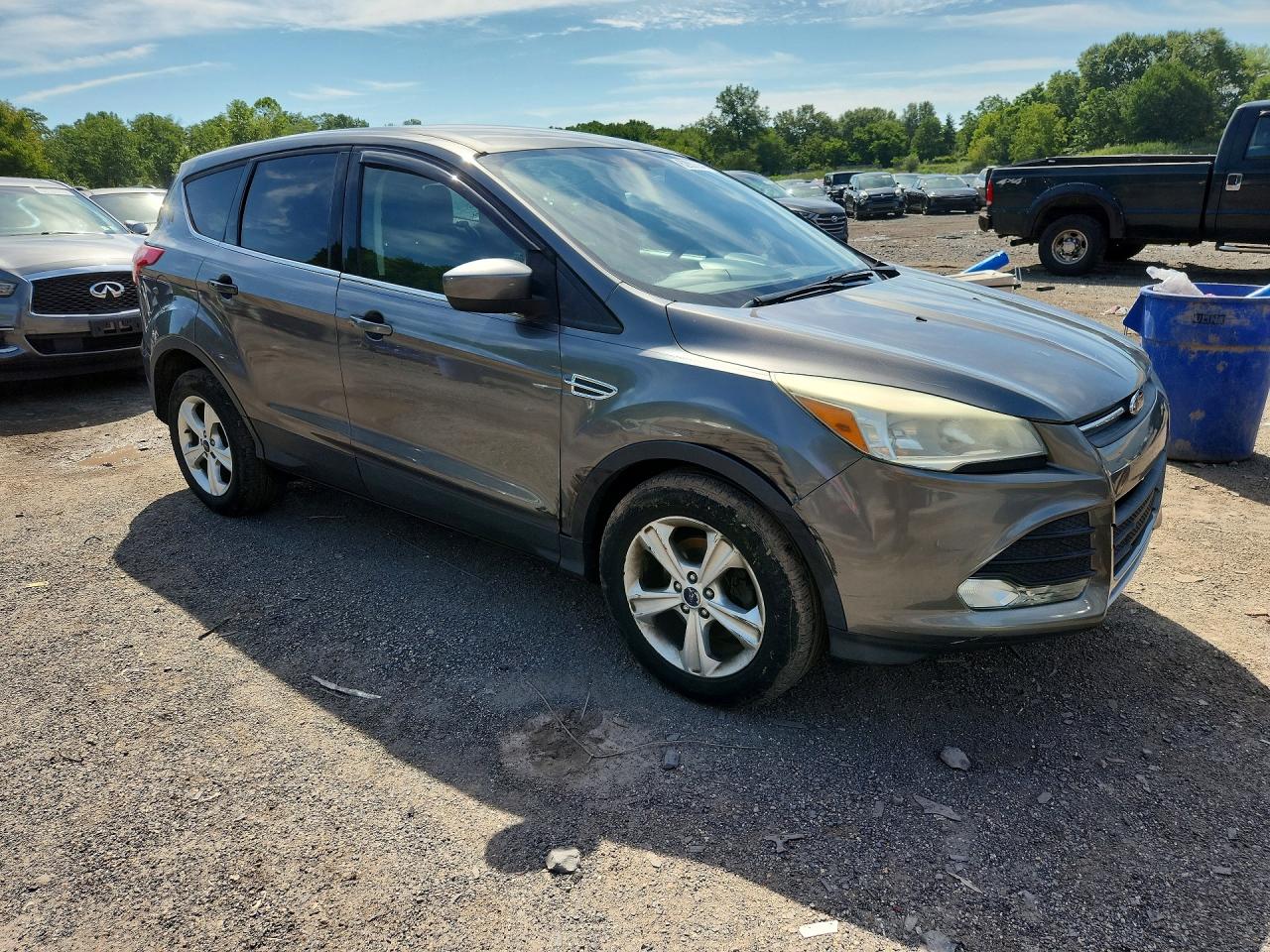 2014 Ford Escape Se Серый vin: 1FMCU0GX8EUD05911