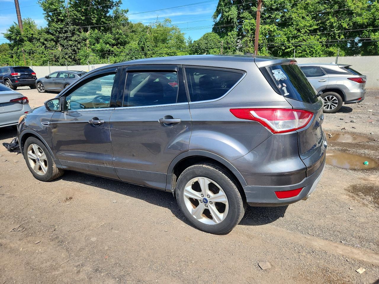 2014 Ford Escape Se Серый vin: 1FMCU0GX8EUD05911