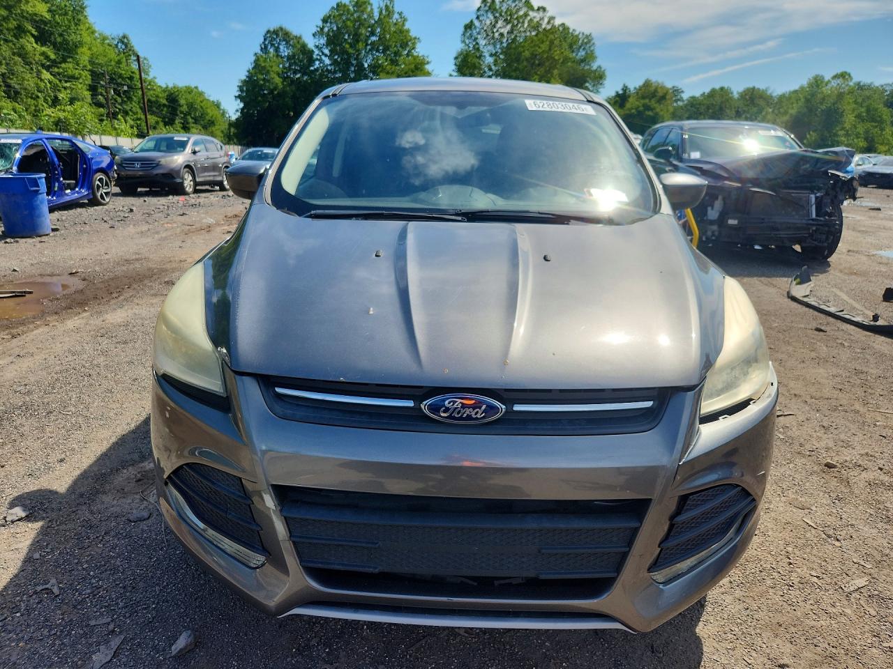 2014 Ford Escape Se Серый vin: 1FMCU0GX8EUD05911