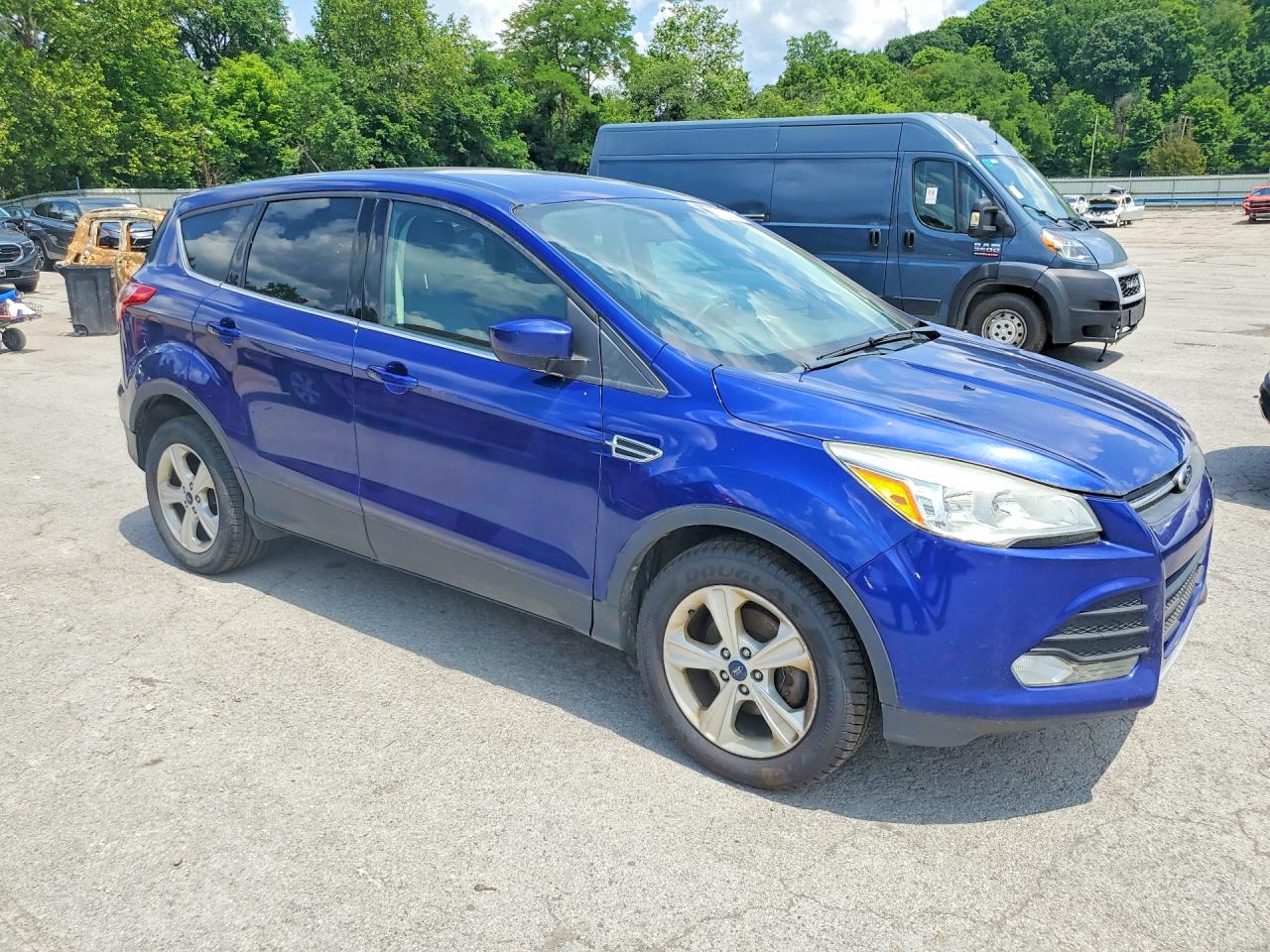 2014 Ford Escape Se Blue vin: 1FMCU0GX8EUD10185