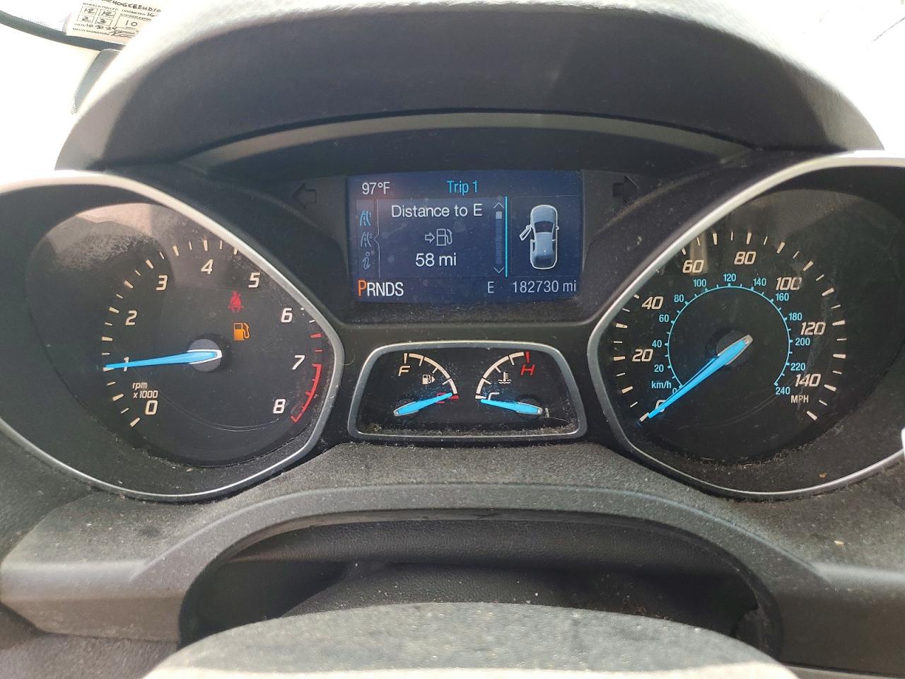 2014 Ford Escape Se Blue vin: 1FMCU0GX8EUD10185