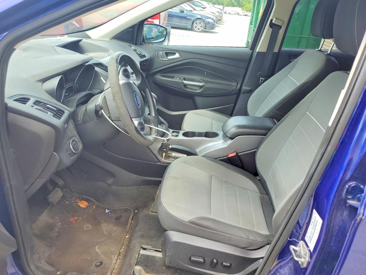 2014 Ford Escape Se Blue vin: 1FMCU0GX8EUD10185