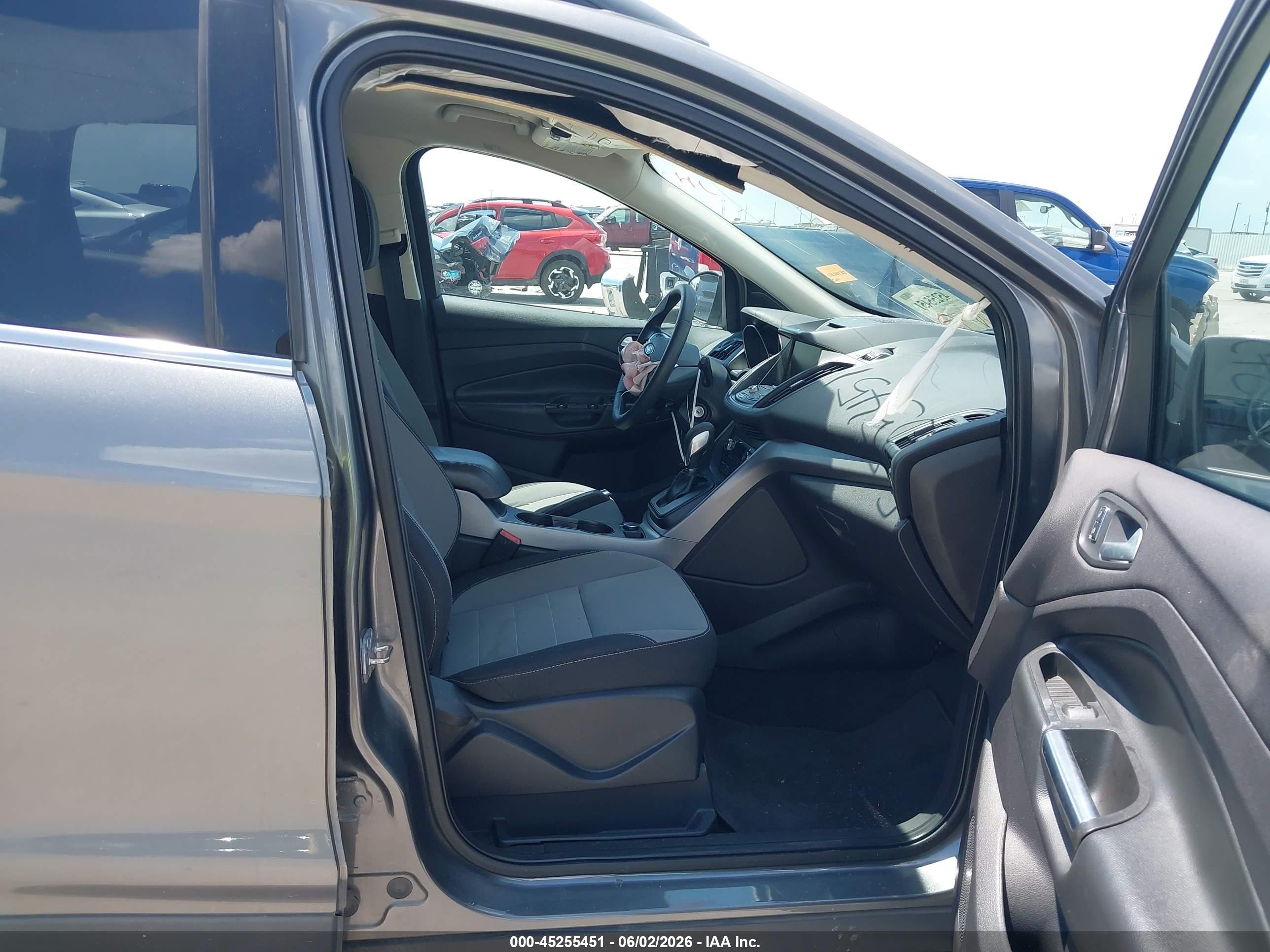 2014 Ford Escape Se Gray vin: 1FMCU0GX8EUD24197