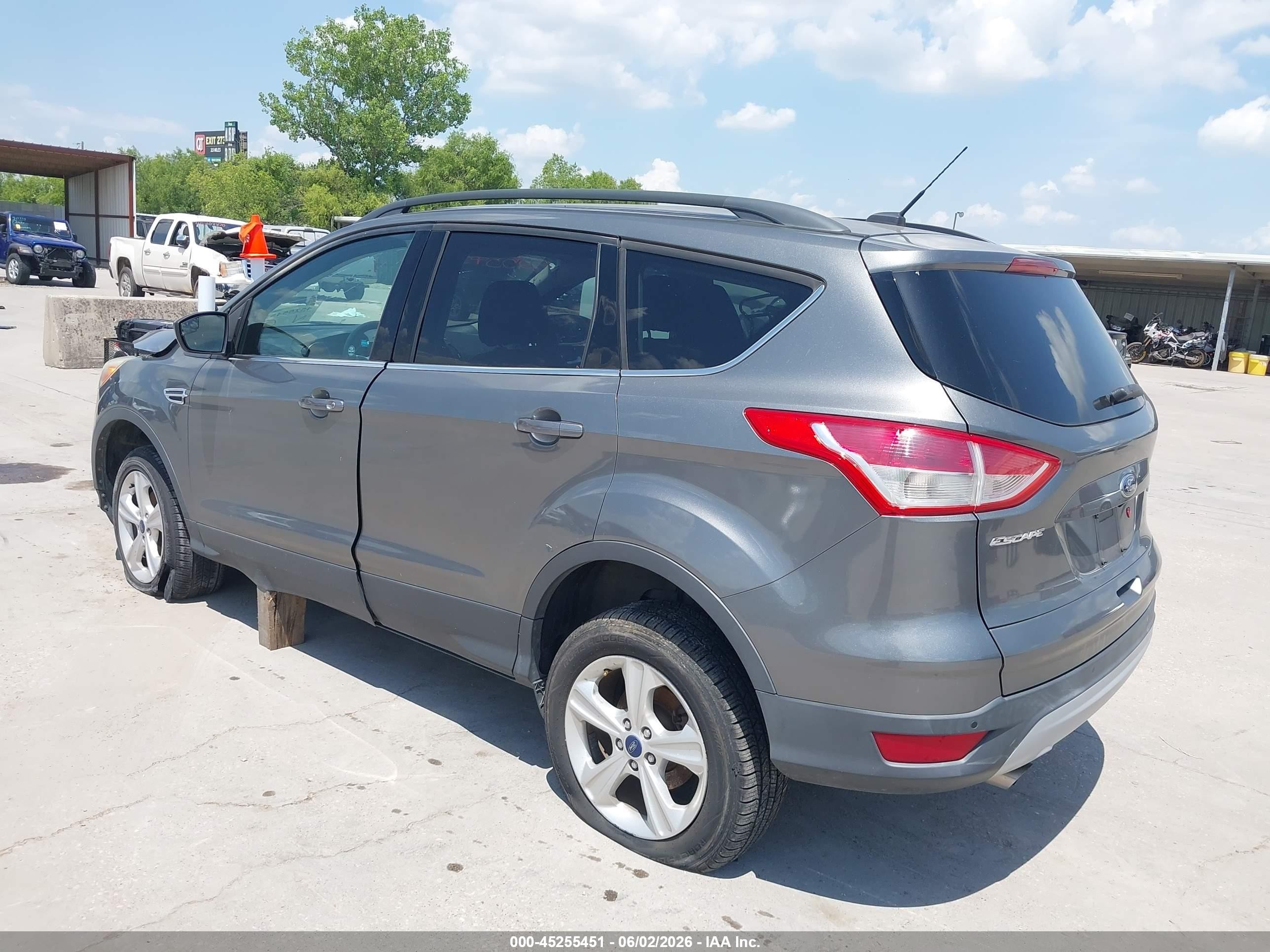 2014 Ford Escape Se Gray vin: 1FMCU0GX8EUD24197