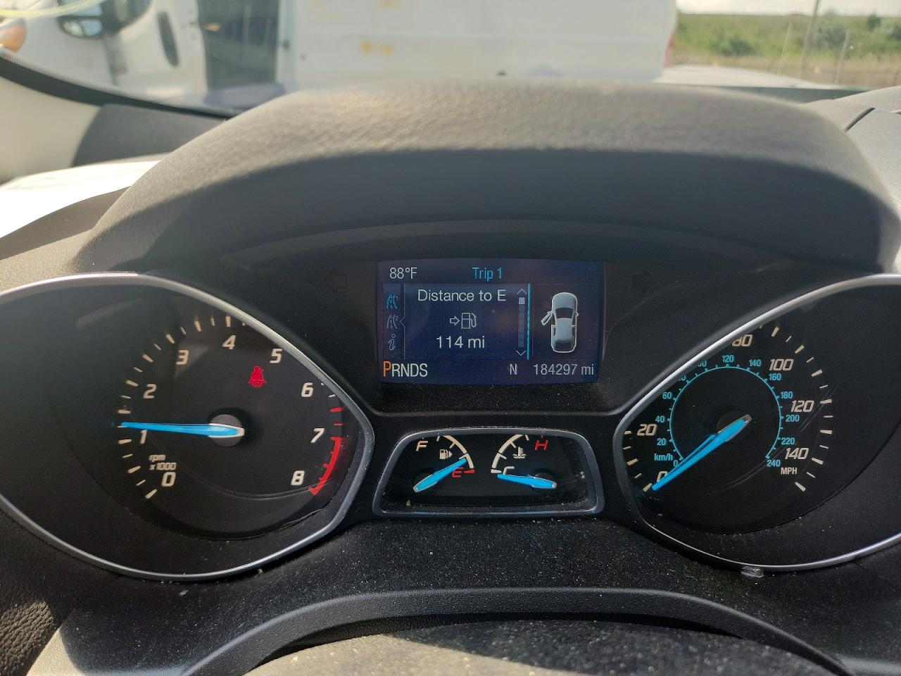 2014 Ford Escape Se Blue vin: 1FMCU0GX8EUD26015