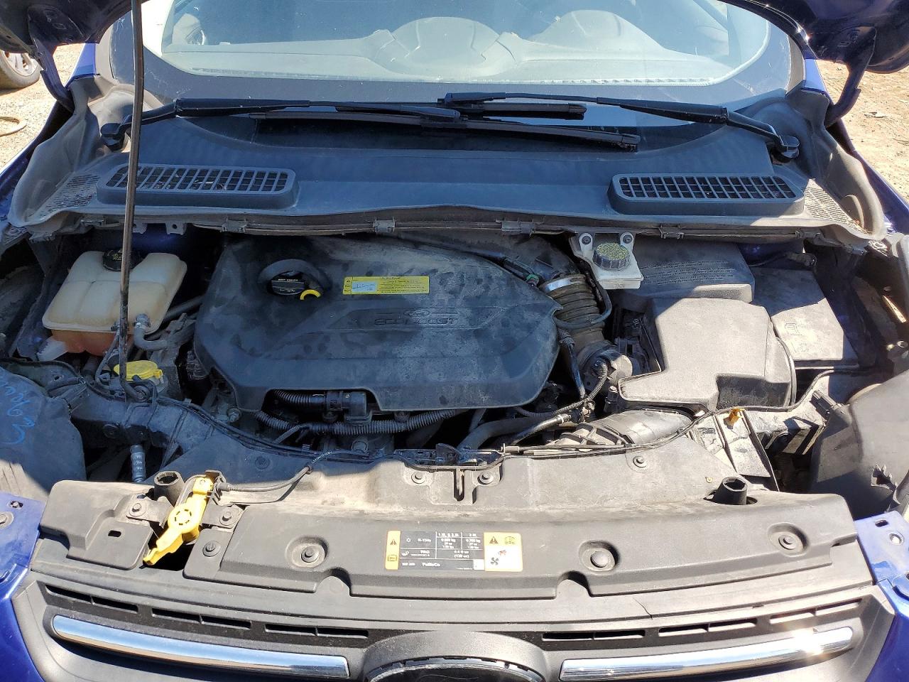 2014 Ford Escape Se Blue vin: 1FMCU0GX8EUD26015