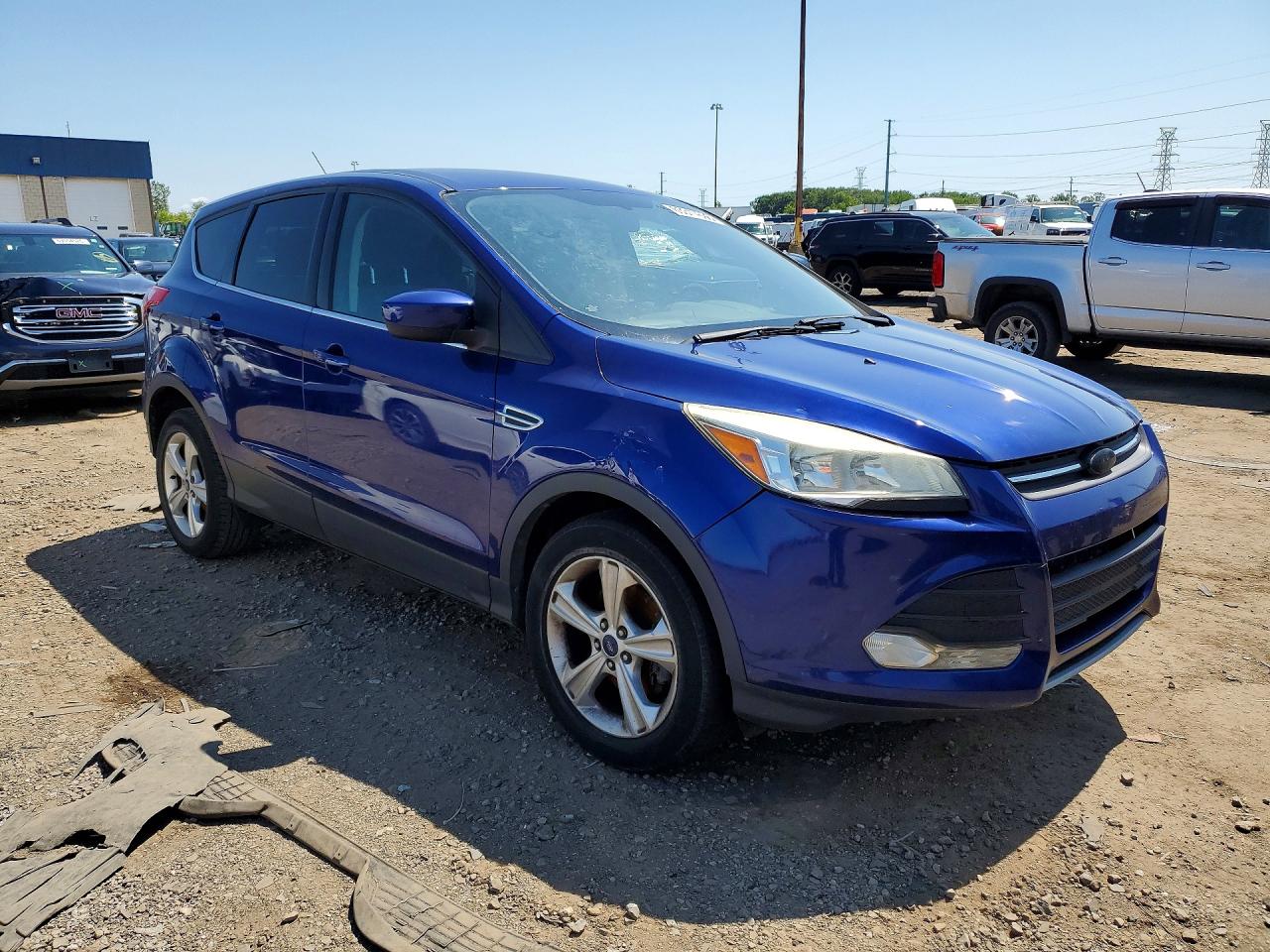 2014 Ford Escape Se Blue vin: 1FMCU0GX8EUD26015