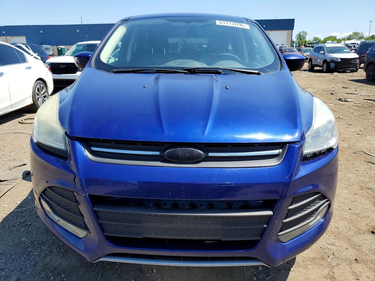 2014 Ford Escape Se Blue vin: 1FMCU0GX8EUD26015