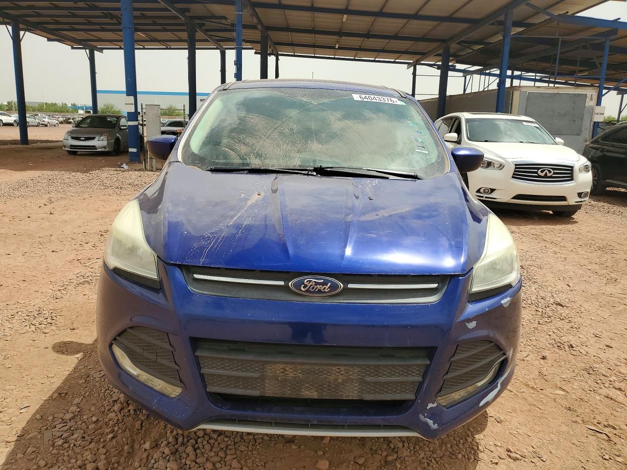 2014 Ford Escape Se Синий vin: 1FMCU0GX8EUD32946