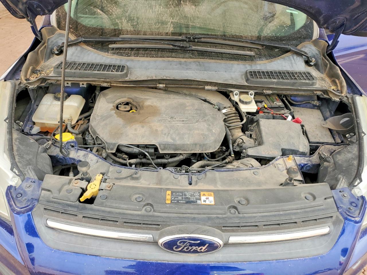 2014 Ford Escape Se Синий vin: 1FMCU0GX8EUD32946