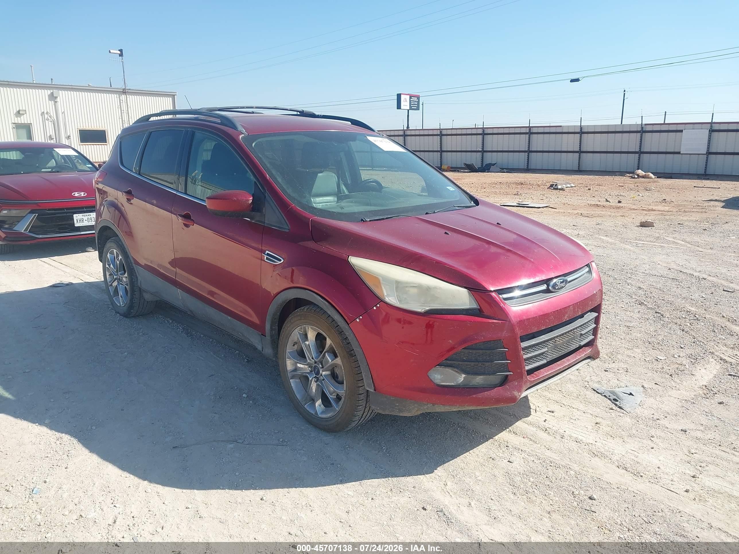 2014 Ford Escape Se Burgundy vin: 1FMCU0GX8EUD43638