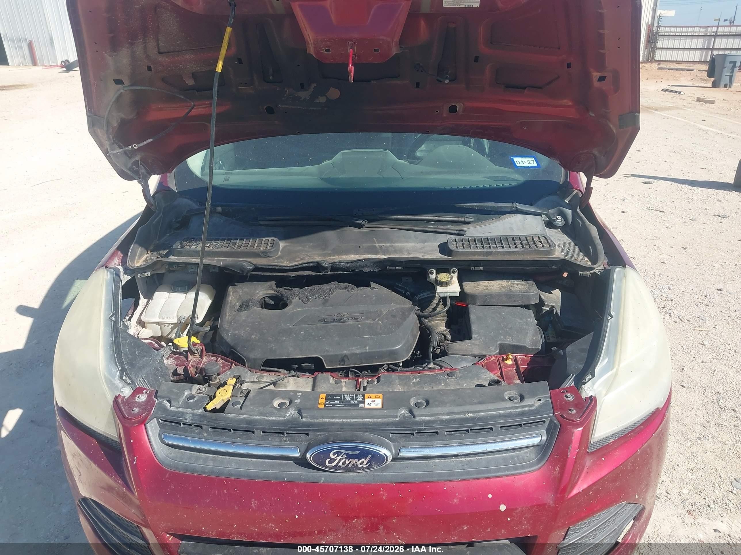2014 Ford Escape Se Burgundy vin: 1FMCU0GX8EUD43638
