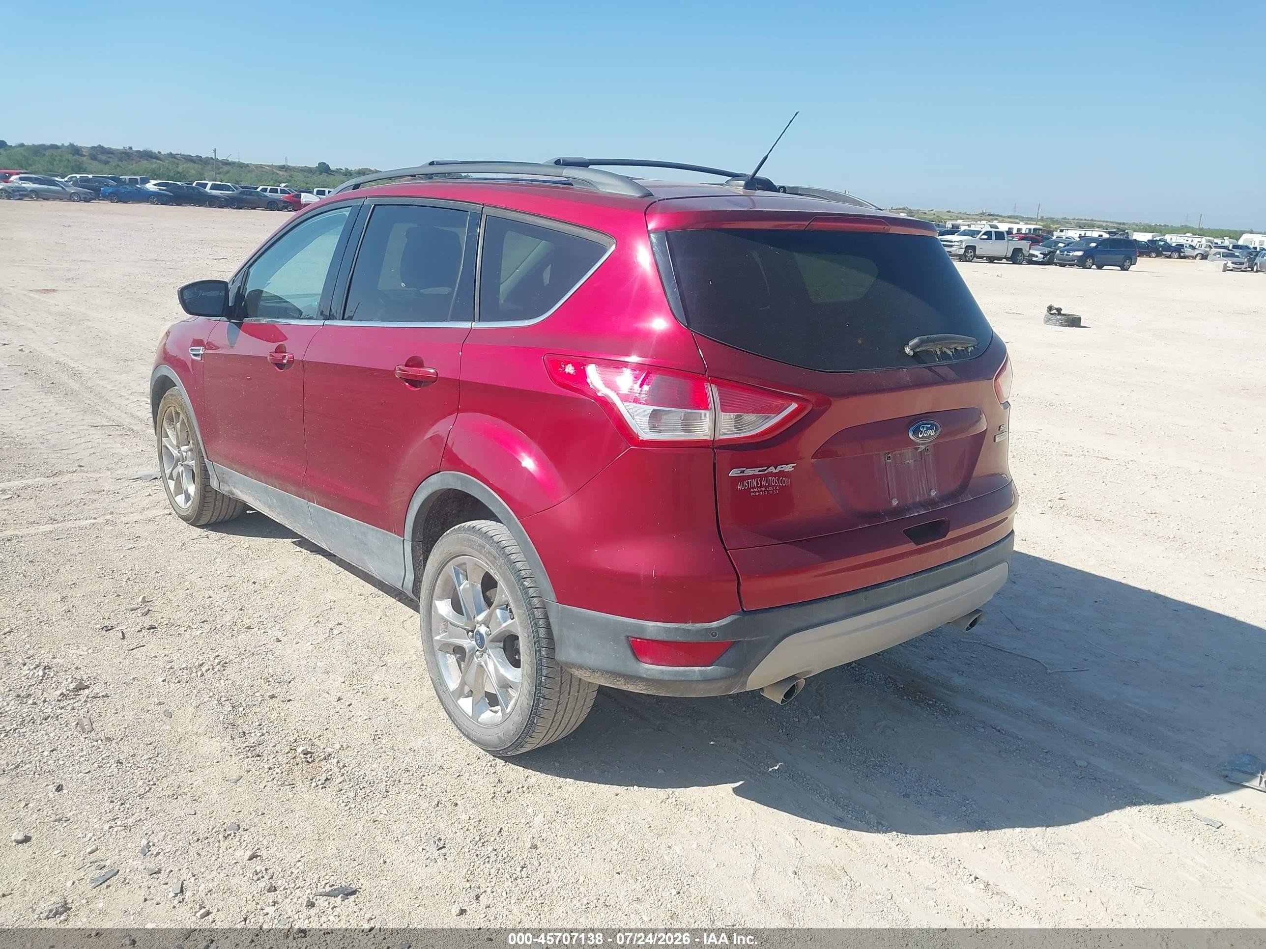 2014 Ford Escape Se Burgundy vin: 1FMCU0GX8EUD43638