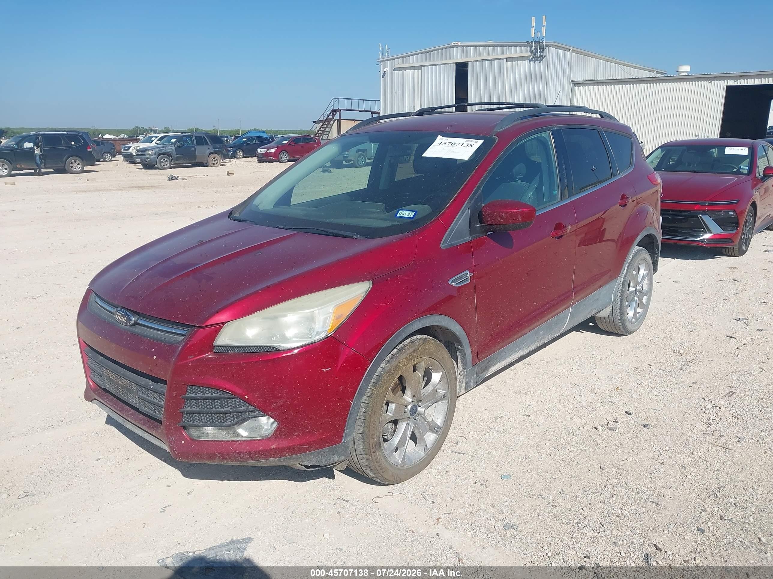 2014 Ford Escape Se Burgundy vin: 1FMCU0GX8EUD43638
