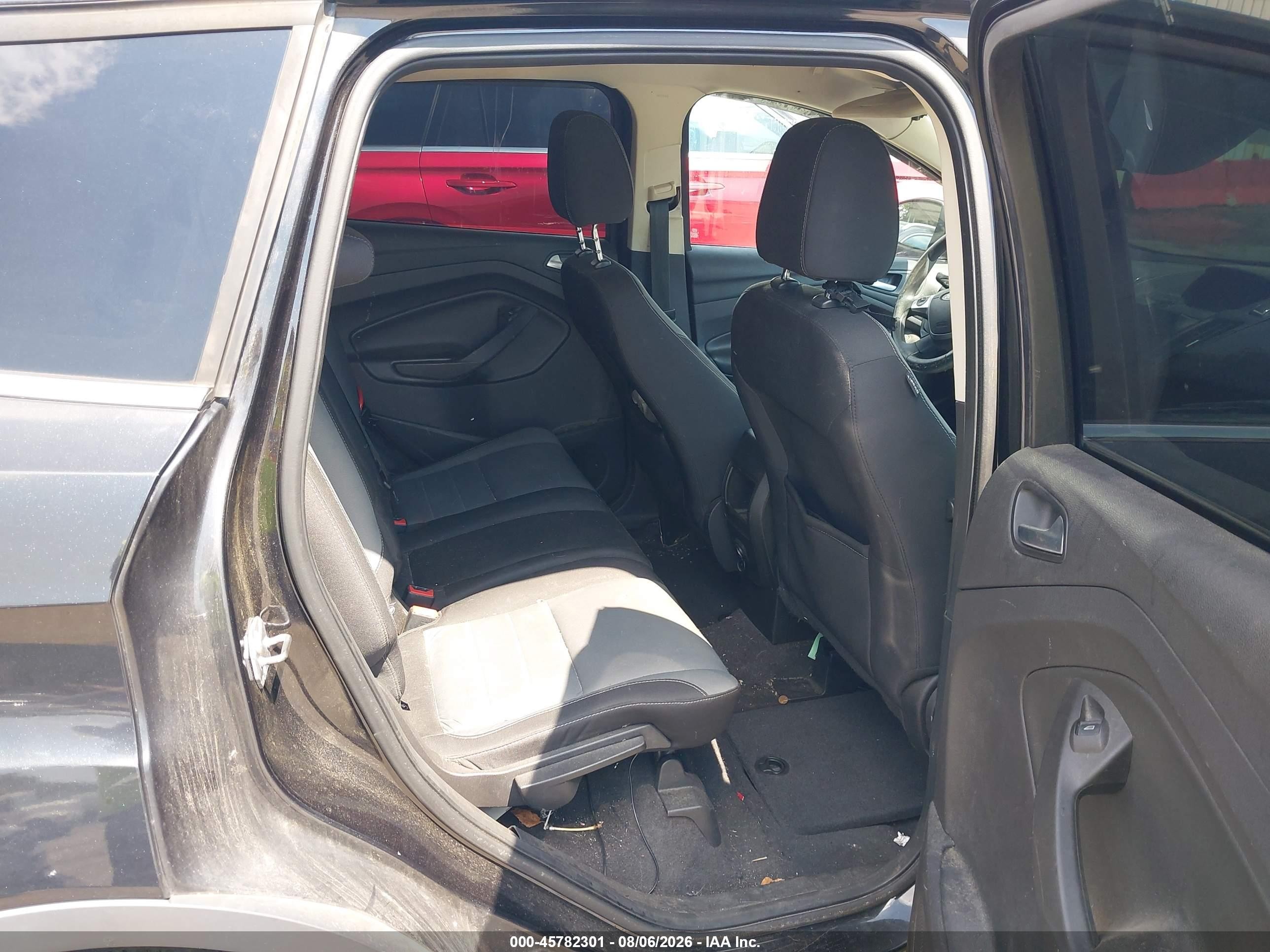 2014 Ford Escape Se Black vin: 1FMCU0GX8EUD85355