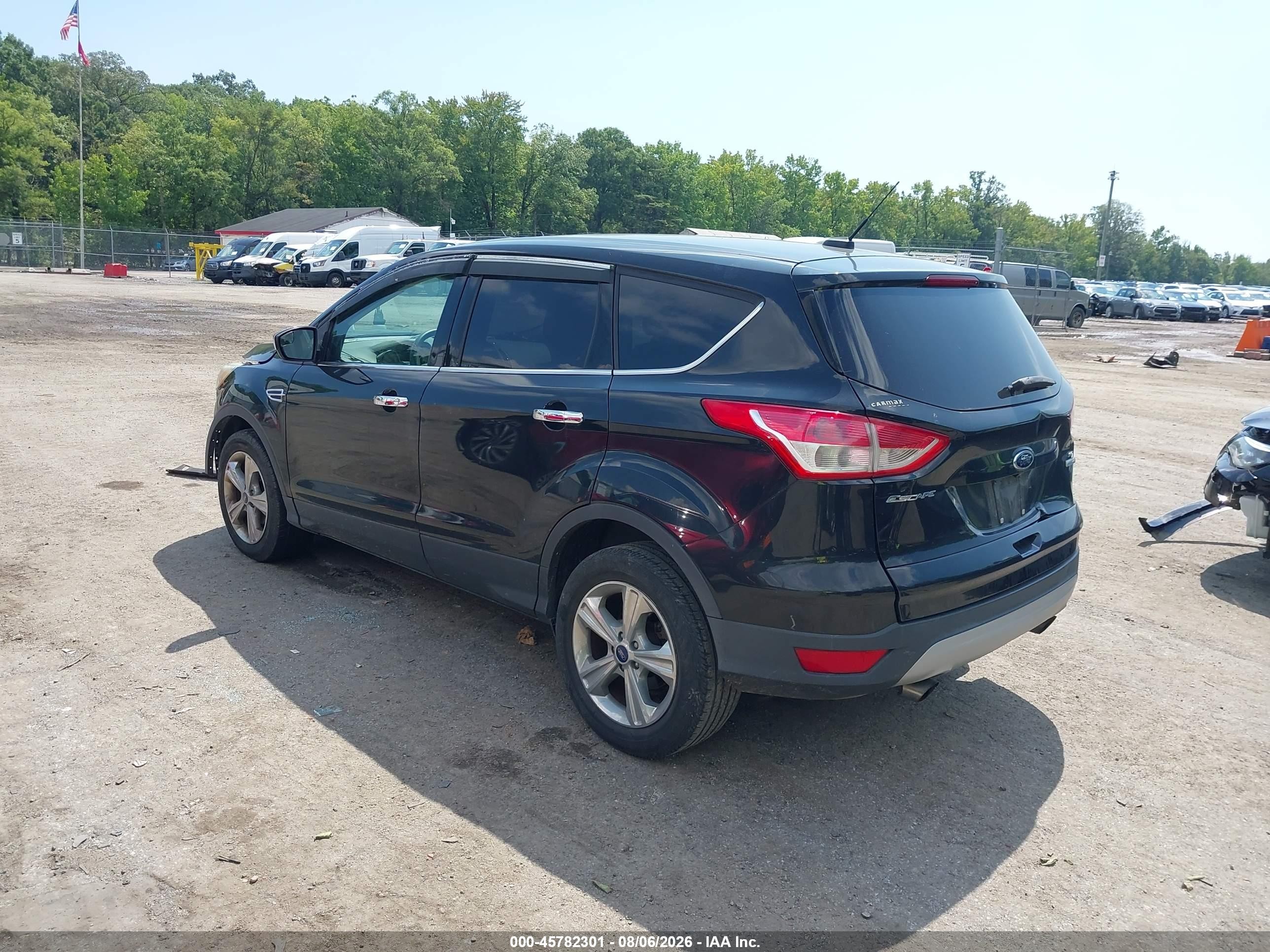 2014 Ford Escape Se Black vin: 1FMCU0GX8EUD85355