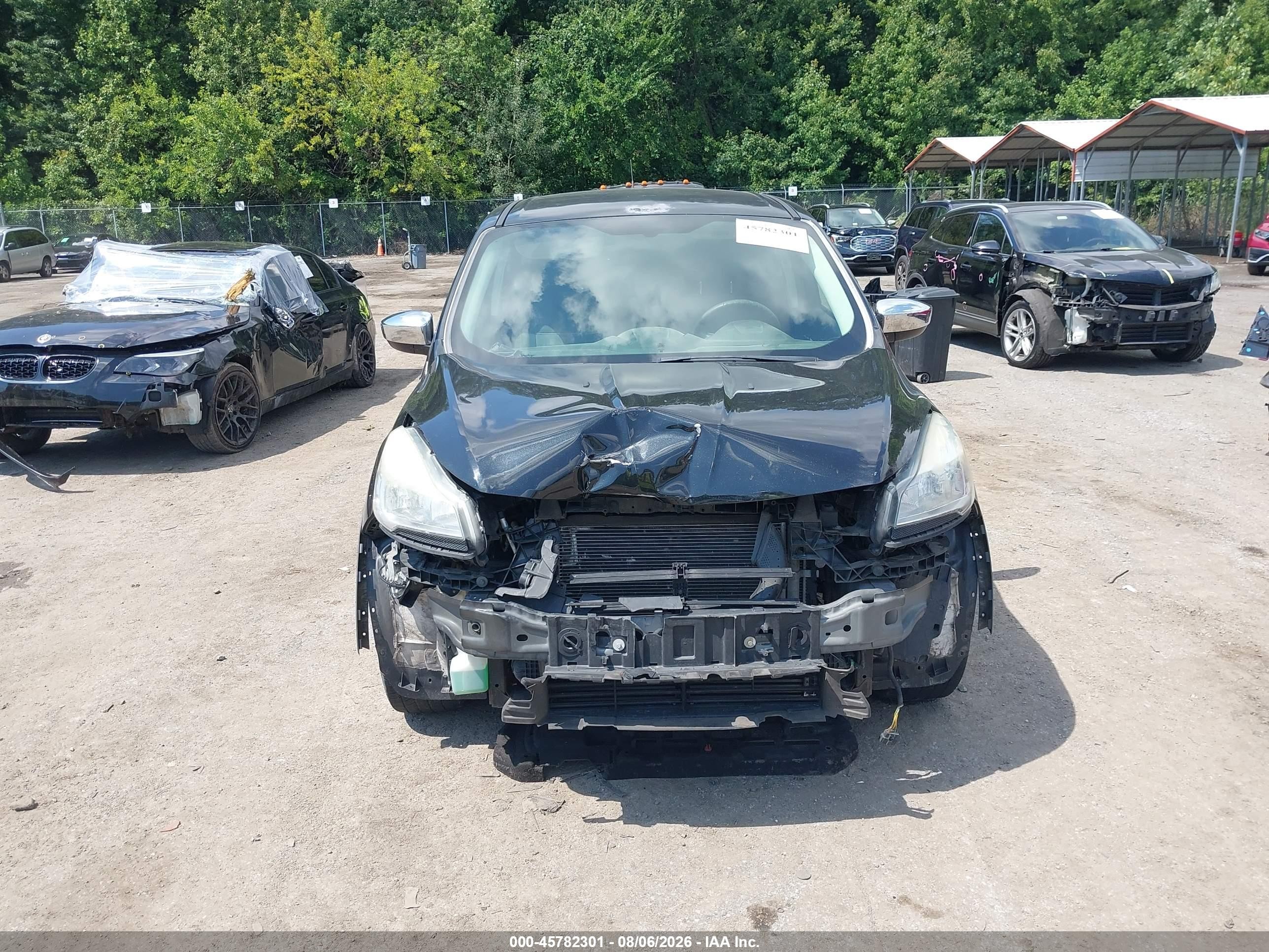 2014 Ford Escape Se Black vin: 1FMCU0GX8EUD85355