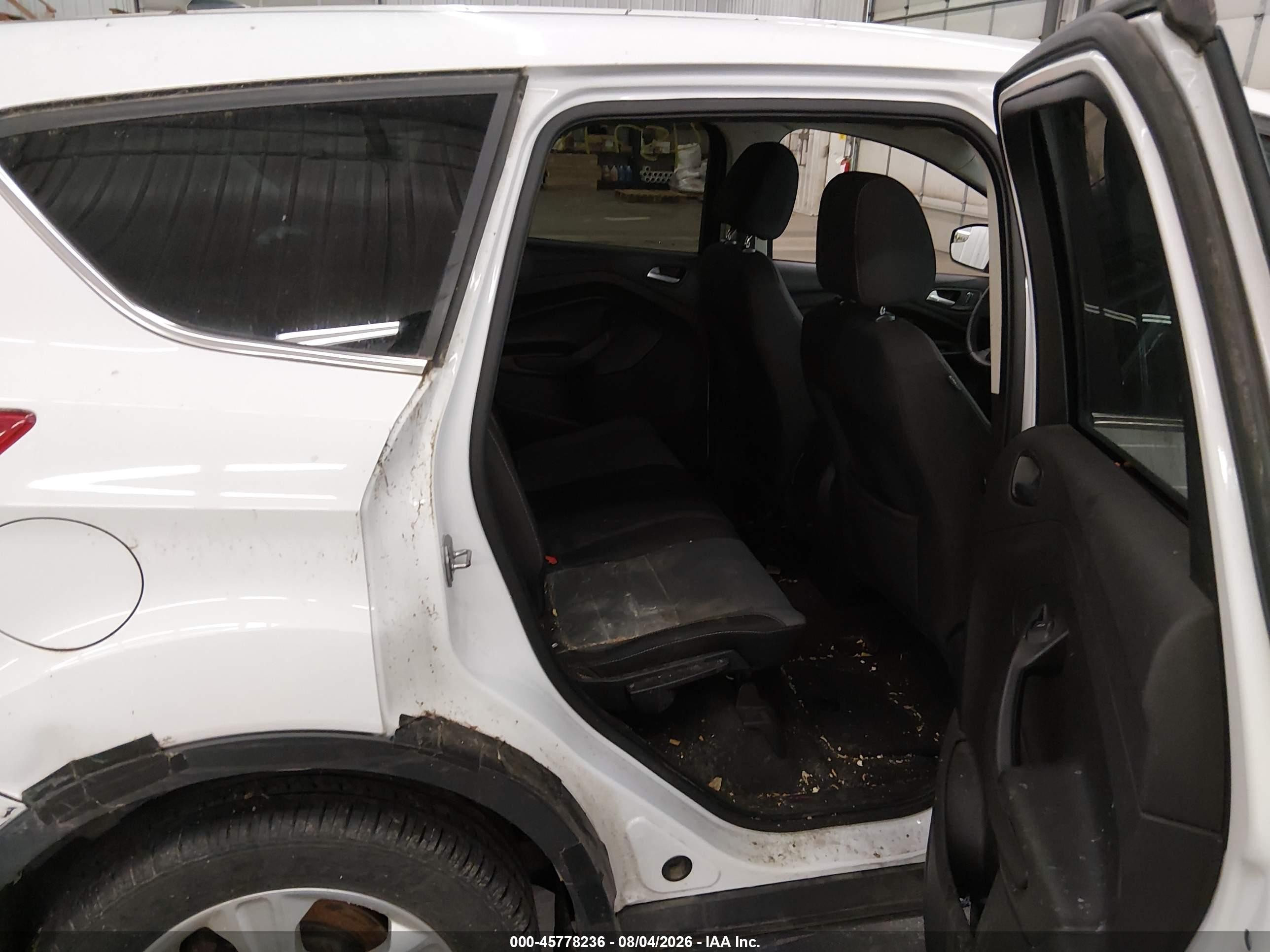 2014 Ford Escape Se Белый vin: 1FMCU0GX8EUD87574