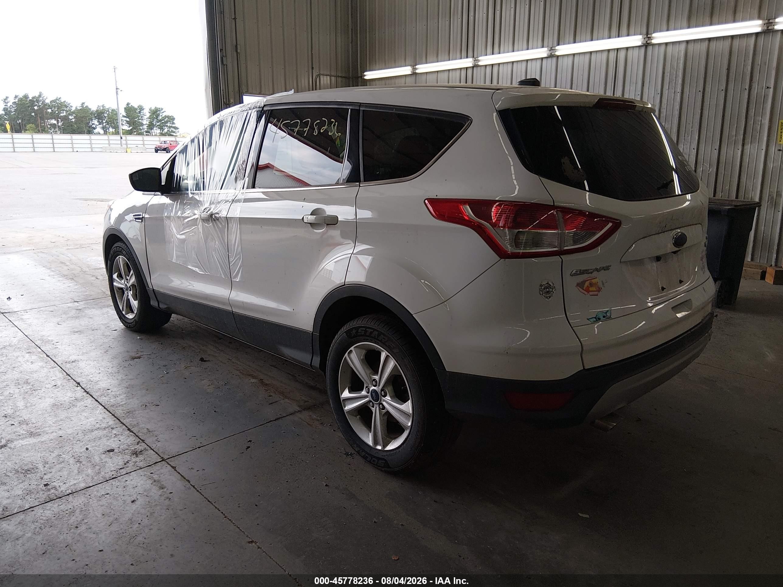 2014 Ford Escape Se Белый vin: 1FMCU0GX8EUD87574