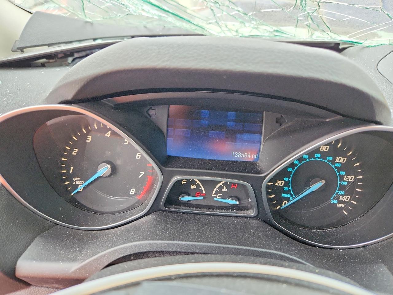 2014 Ford Escape Se Blue vin: 1FMCU0GX8EUE11355