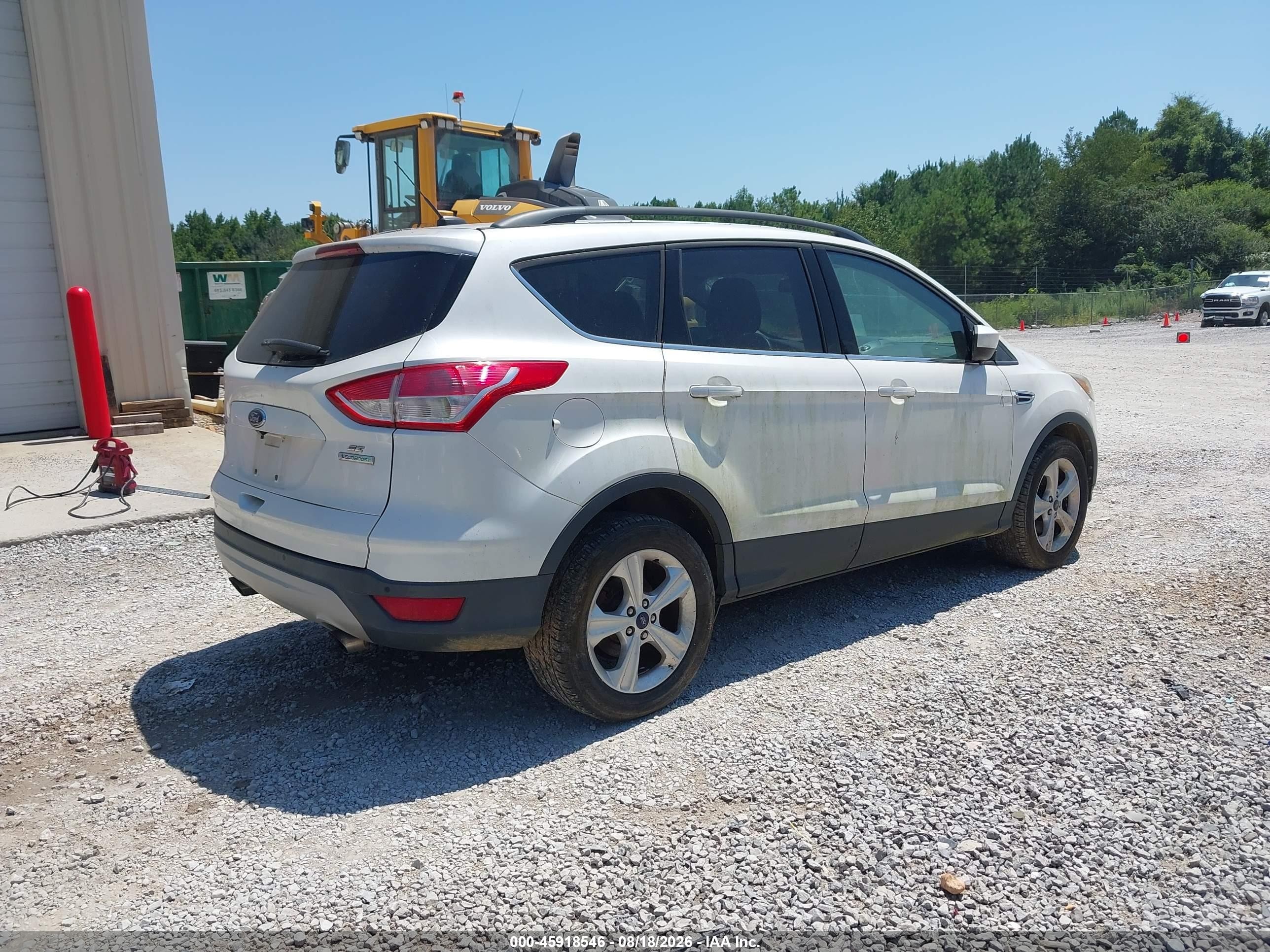 2014 Ford Escape Se Белый vin: 1FMCU0GX8EUE50205