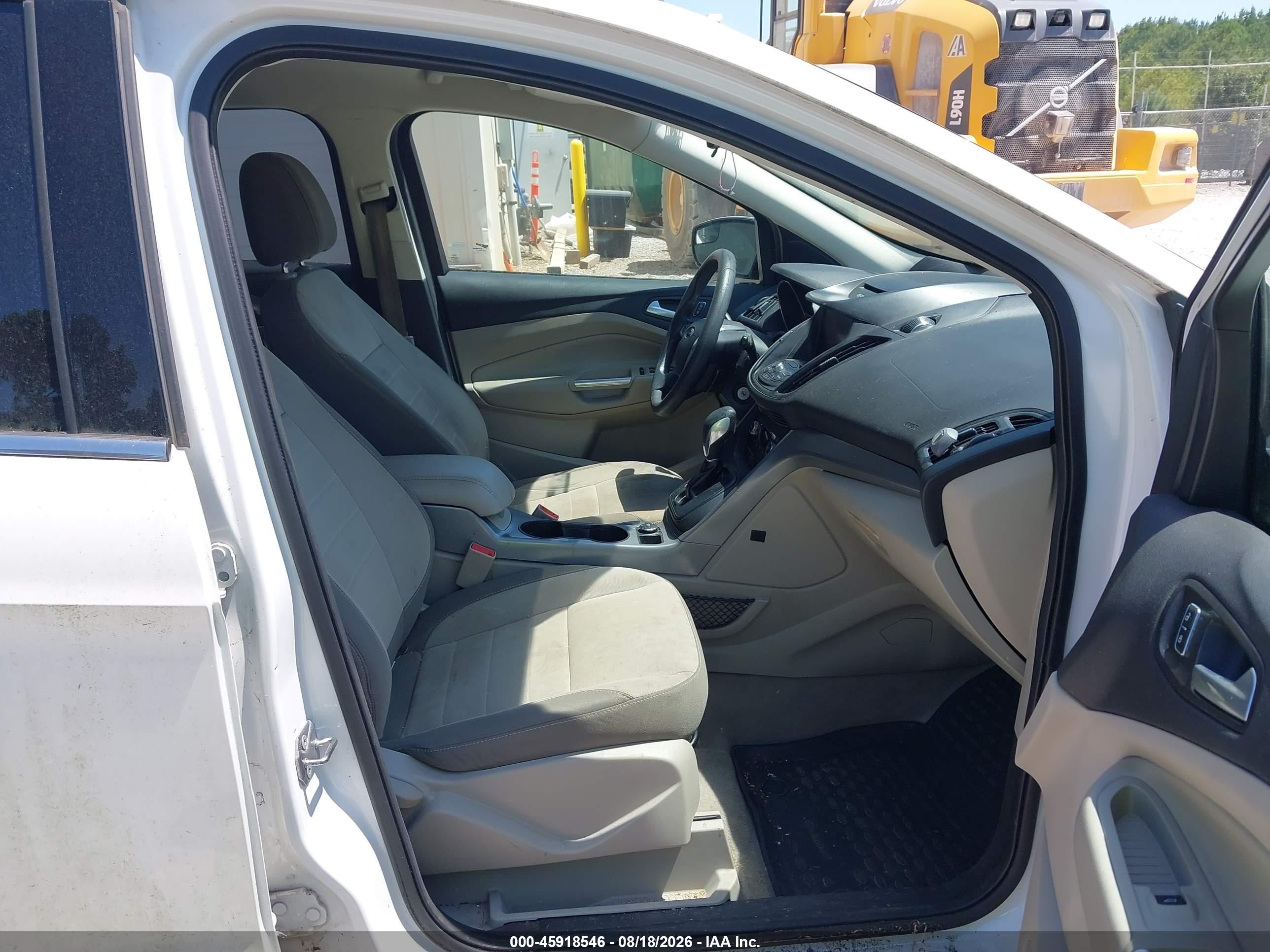 2014 Ford Escape Se Белый vin: 1FMCU0GX8EUE50205
