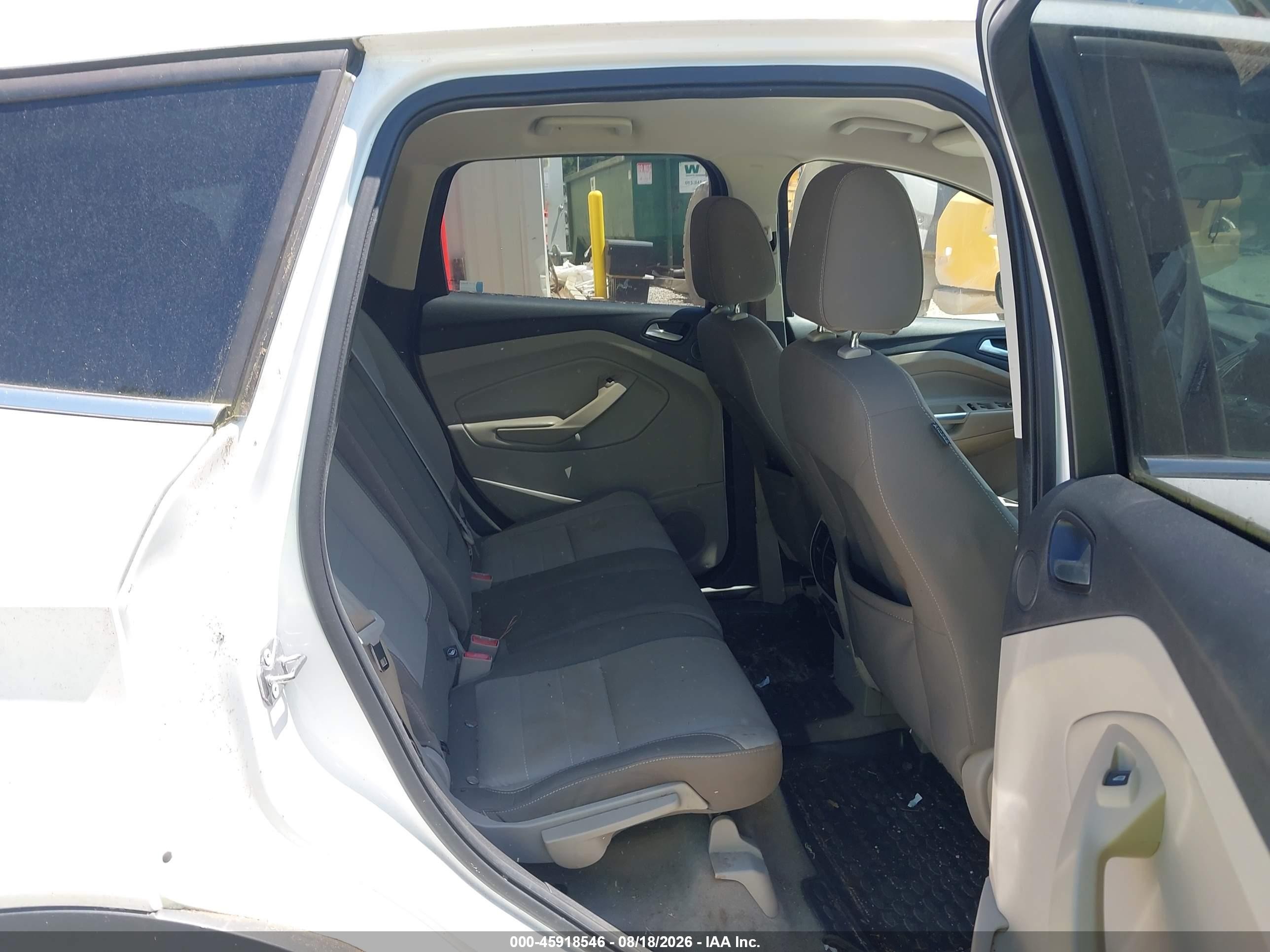 2014 Ford Escape Se Белый vin: 1FMCU0GX8EUE50205