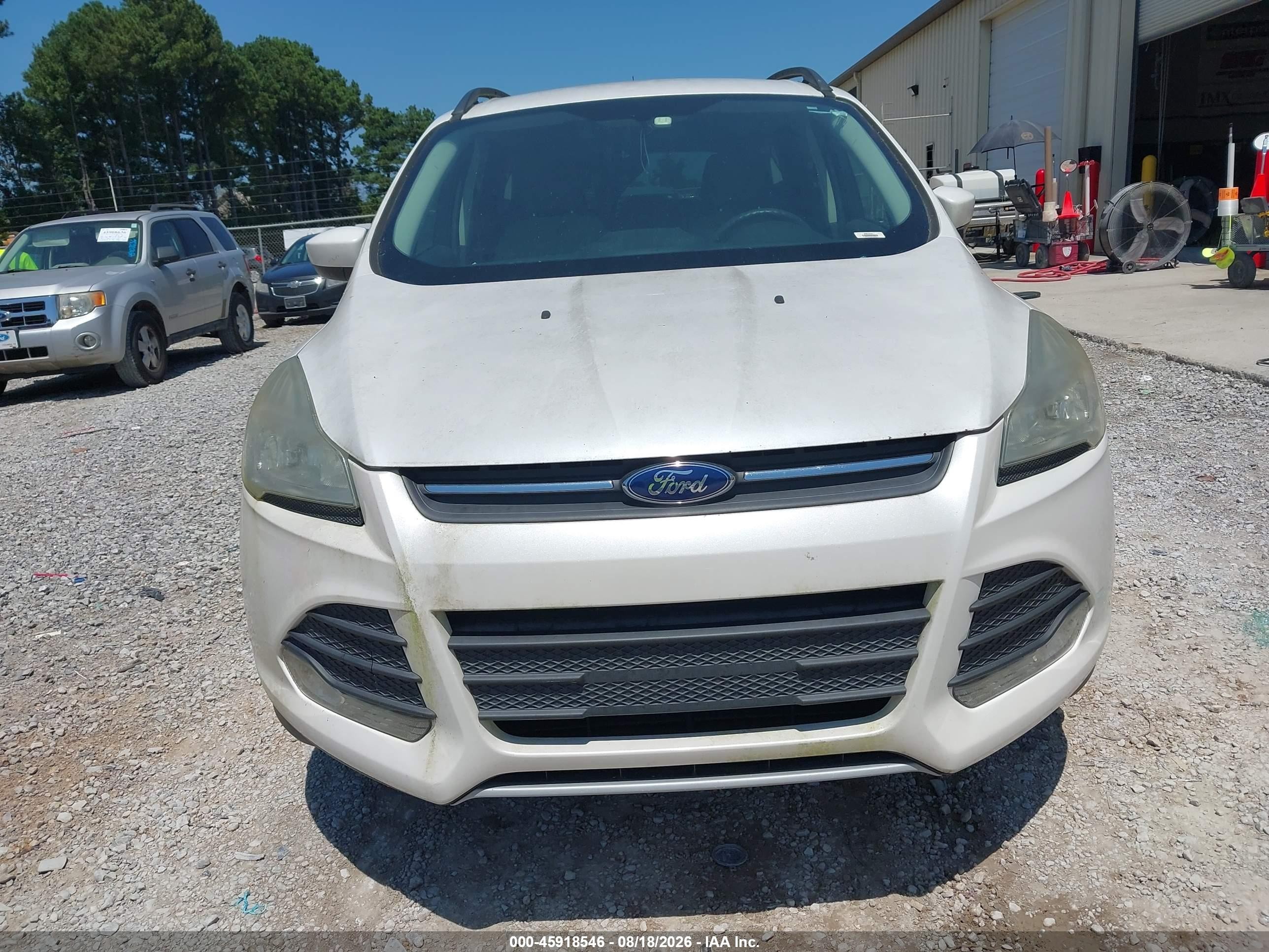 2014 Ford Escape Se Белый vin: 1FMCU0GX8EUE50205