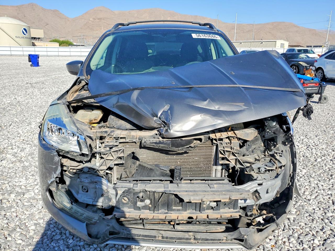 2014 Ford Escape Se Gray vin: 1FMCU0GX8EUE53508