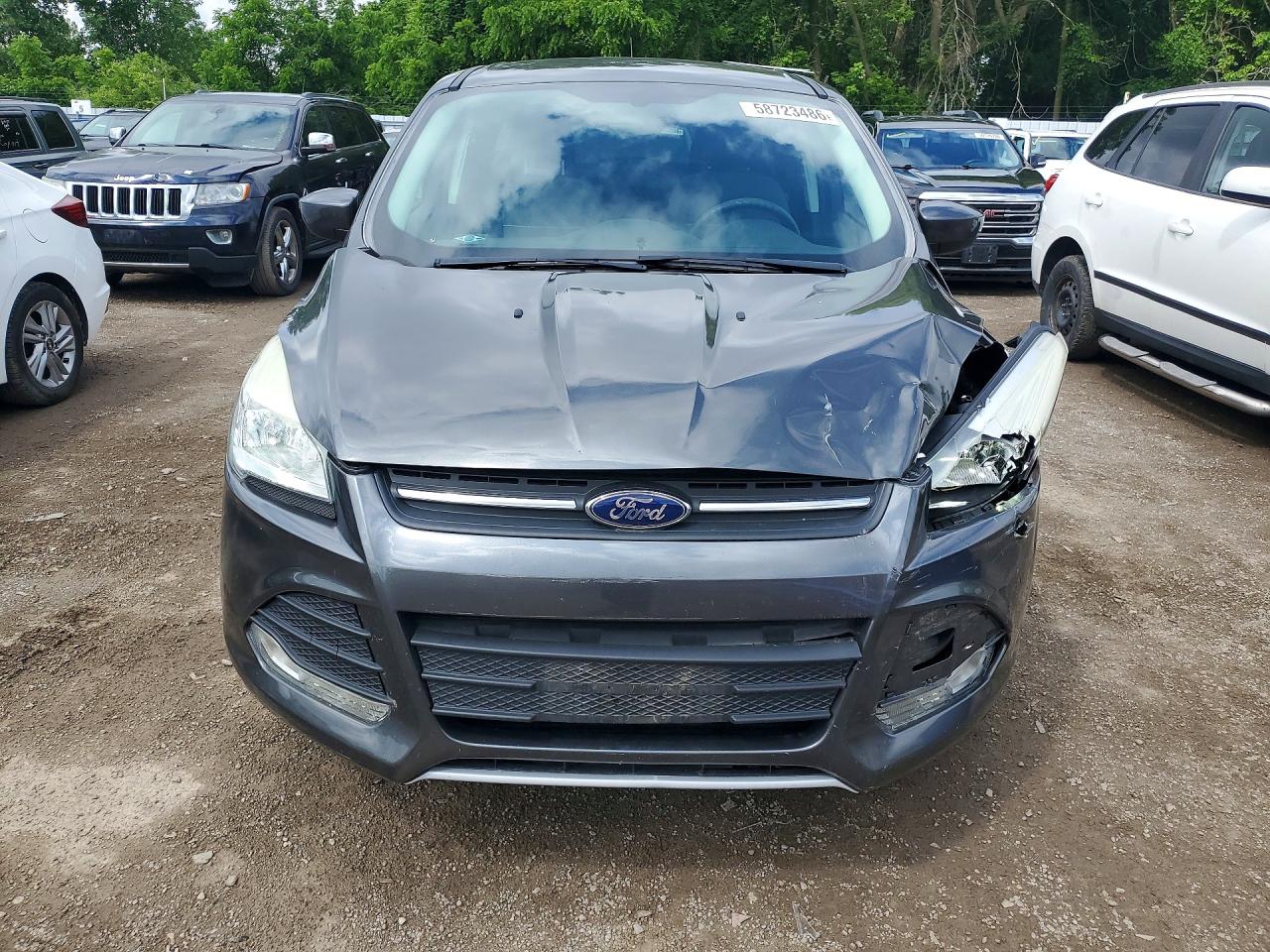 2015 Ford Escape Se Gray vin: 1FMCU0GX8FUA12740
