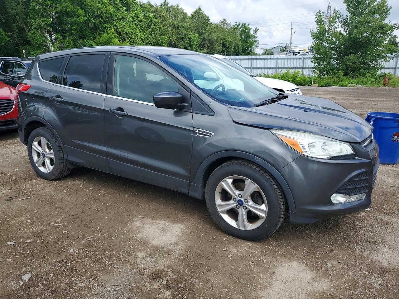 2015 Ford Escape Se Gray vin: 1FMCU0GX8FUA12740