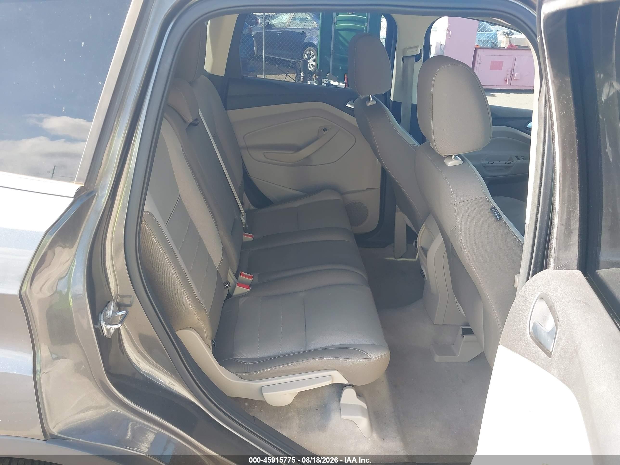 2015 Ford Escape Se Gray vin: 1FMCU0GX8FUA41803