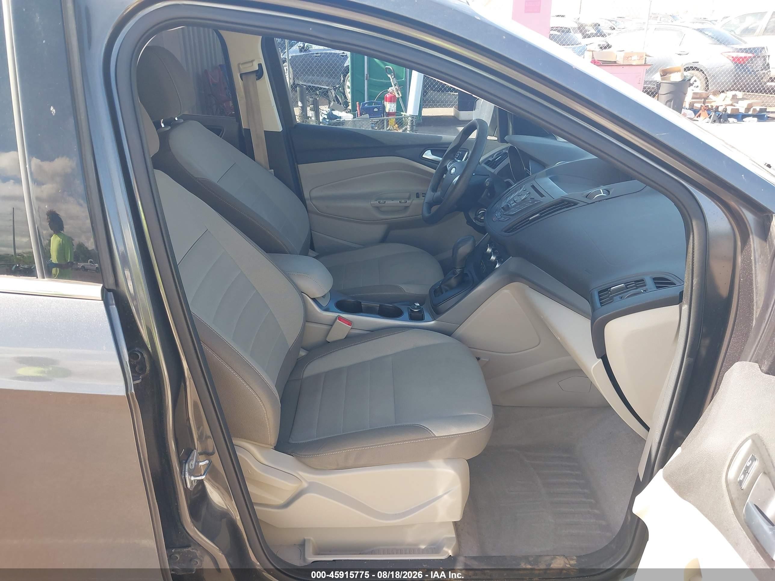 2015 Ford Escape Se Gray vin: 1FMCU0GX8FUA41803