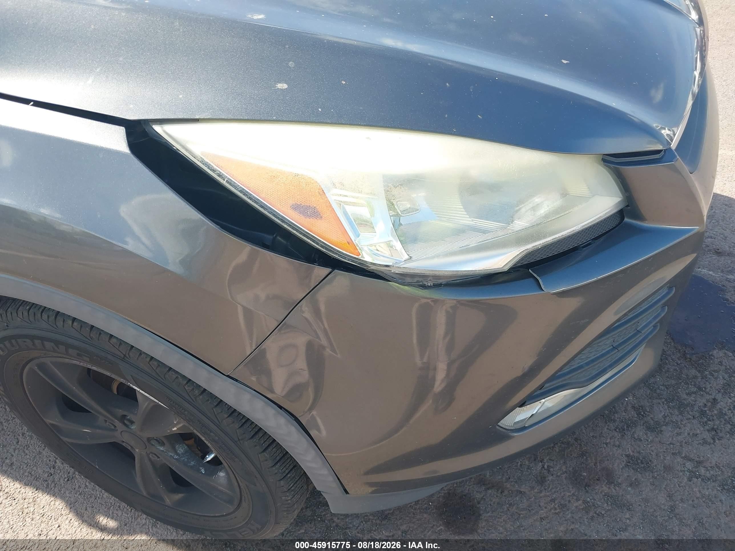 2015 Ford Escape Se Gray vin: 1FMCU0GX8FUA41803