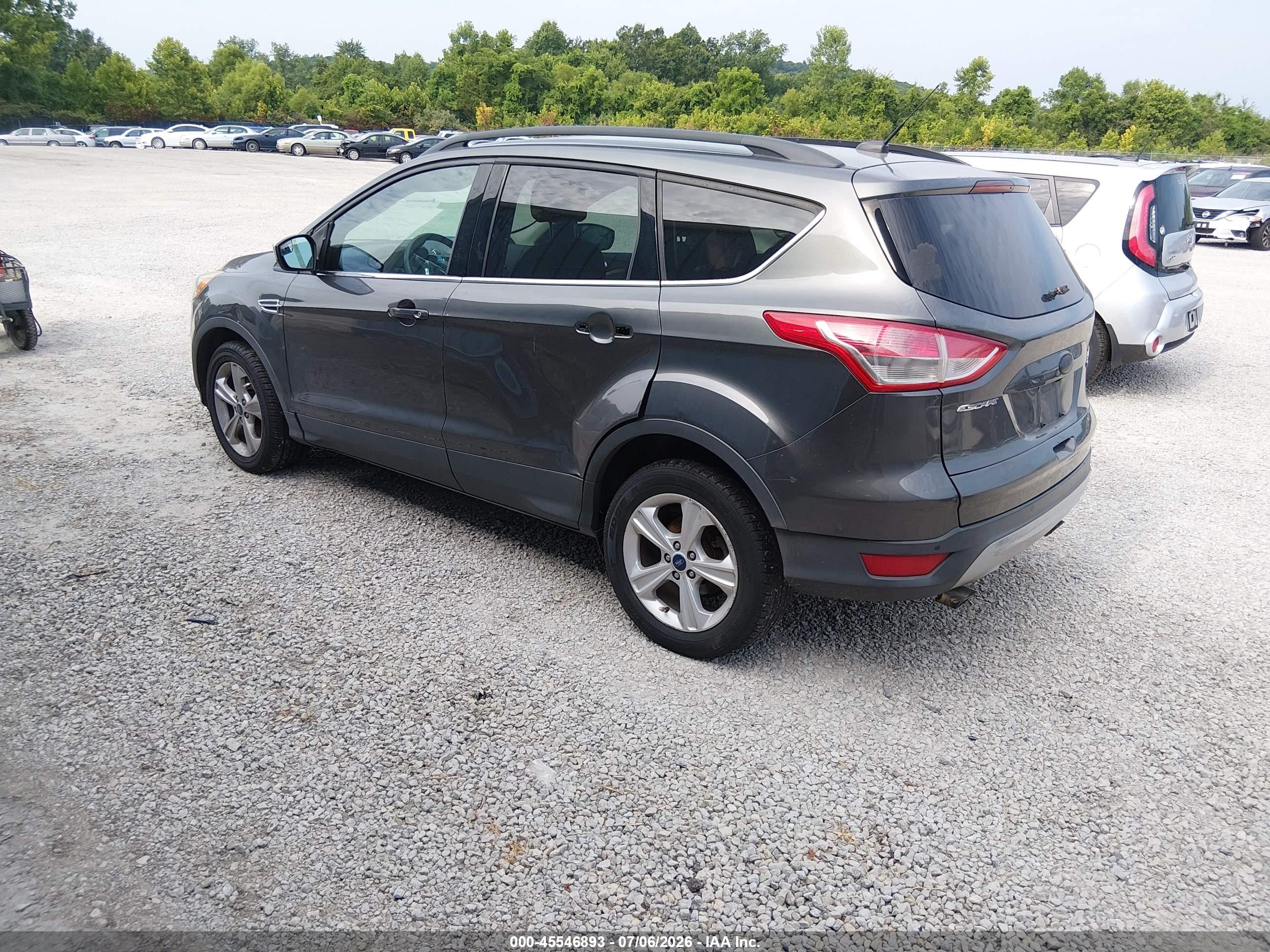 2015 Ford Escape Se Gray vin: 1FMCU0GX8FUA63042
