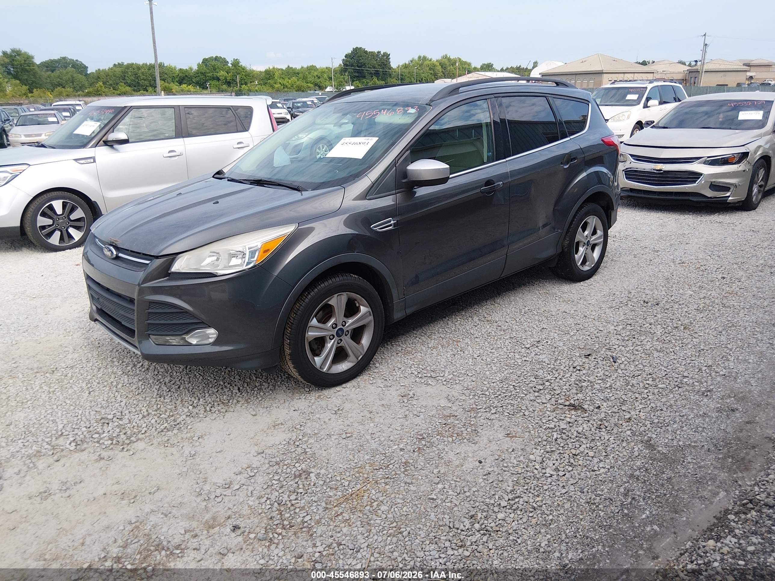 2015 Ford Escape Se Gray vin: 1FMCU0GX8FUA63042
