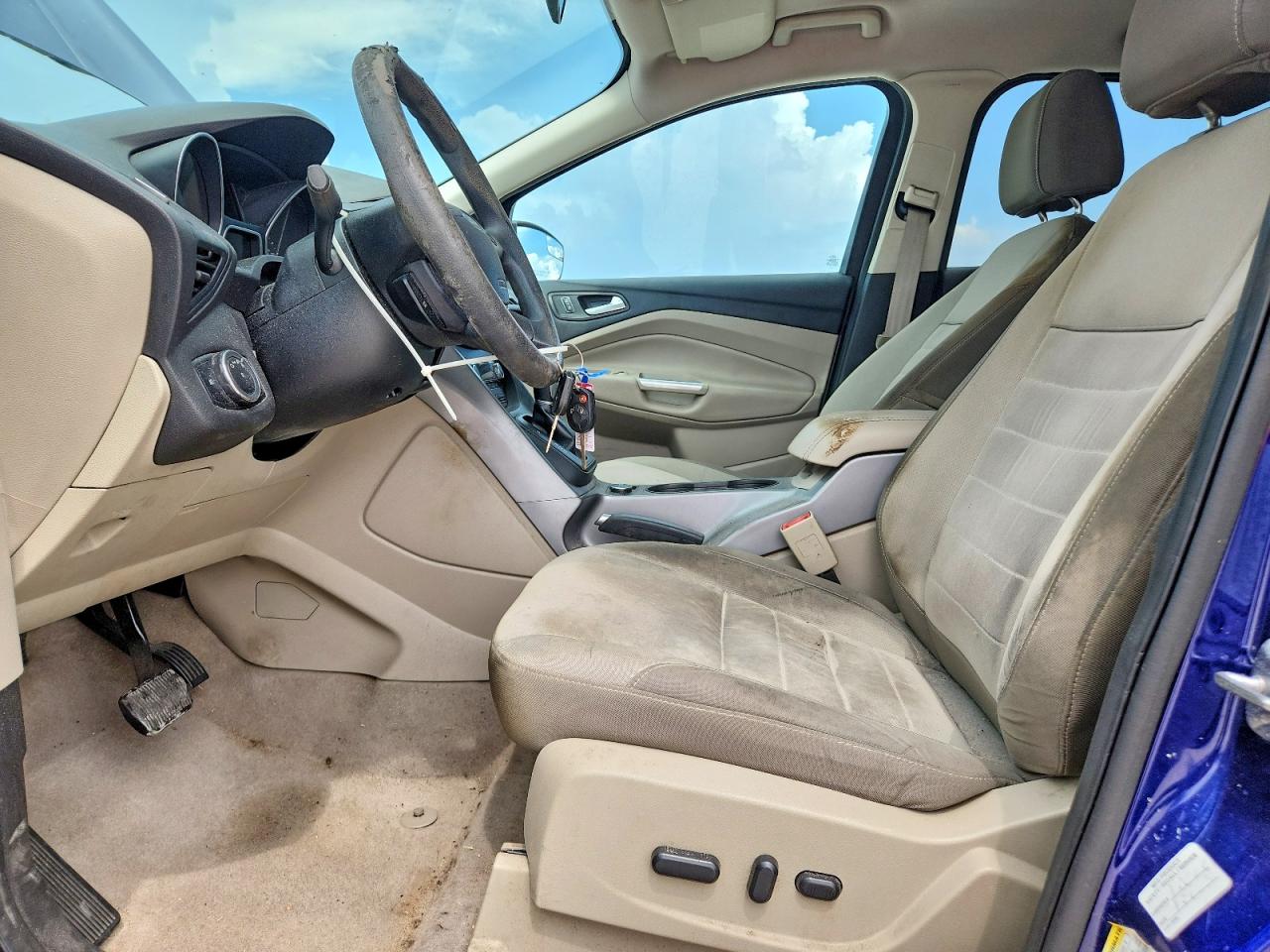 2015 Ford Escape Se Blue vin: 1FMCU0GX8FUA64496