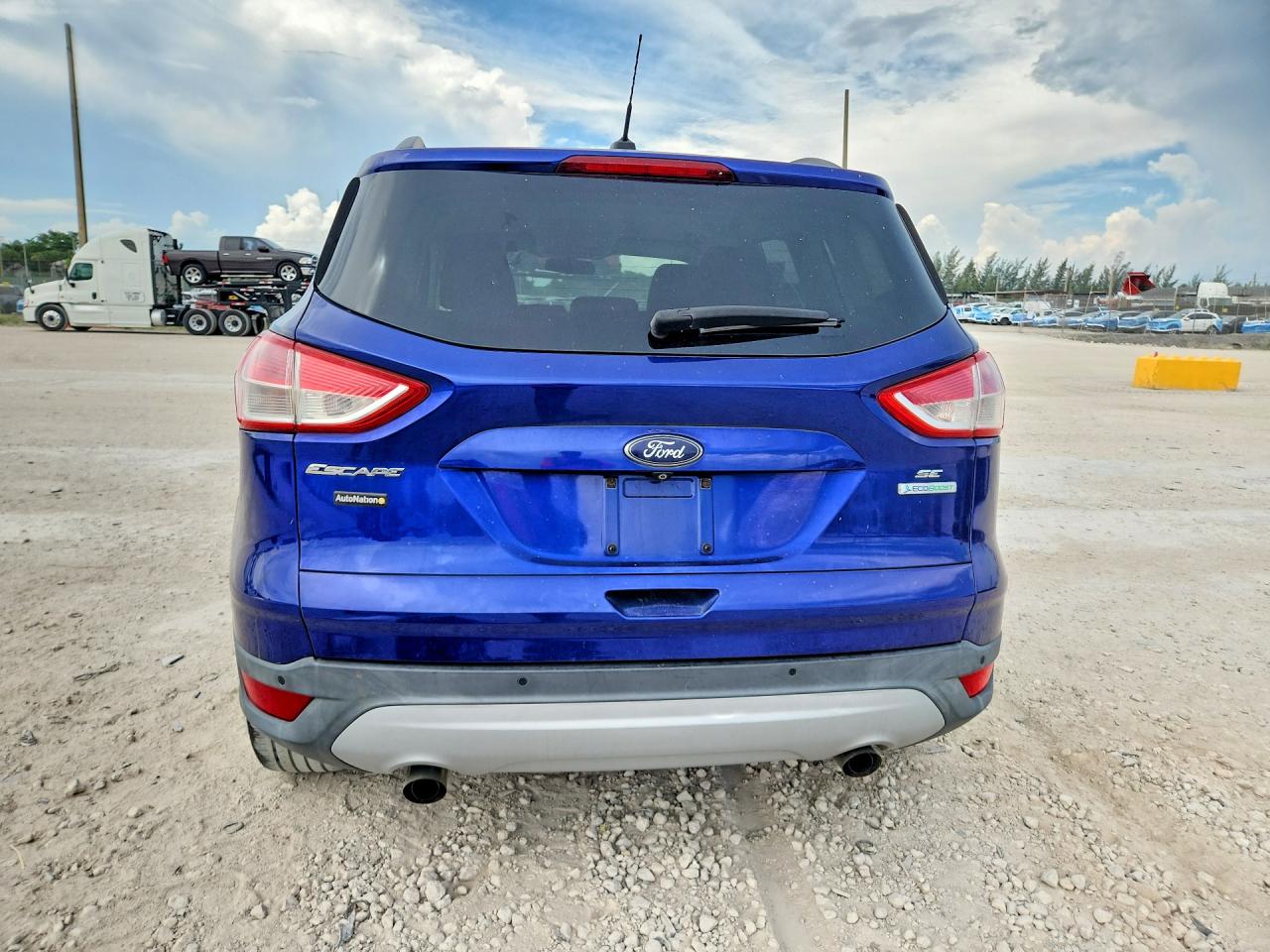 2015 Ford Escape Se Blue vin: 1FMCU0GX8FUA64496